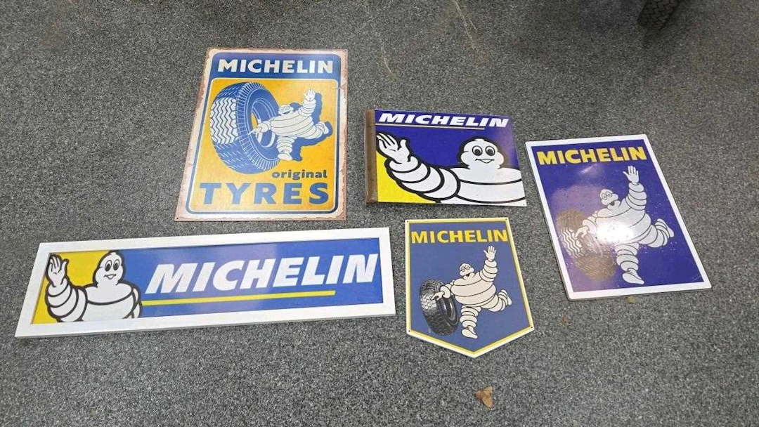 LARGE LOT OF MICHELIN SIGNS