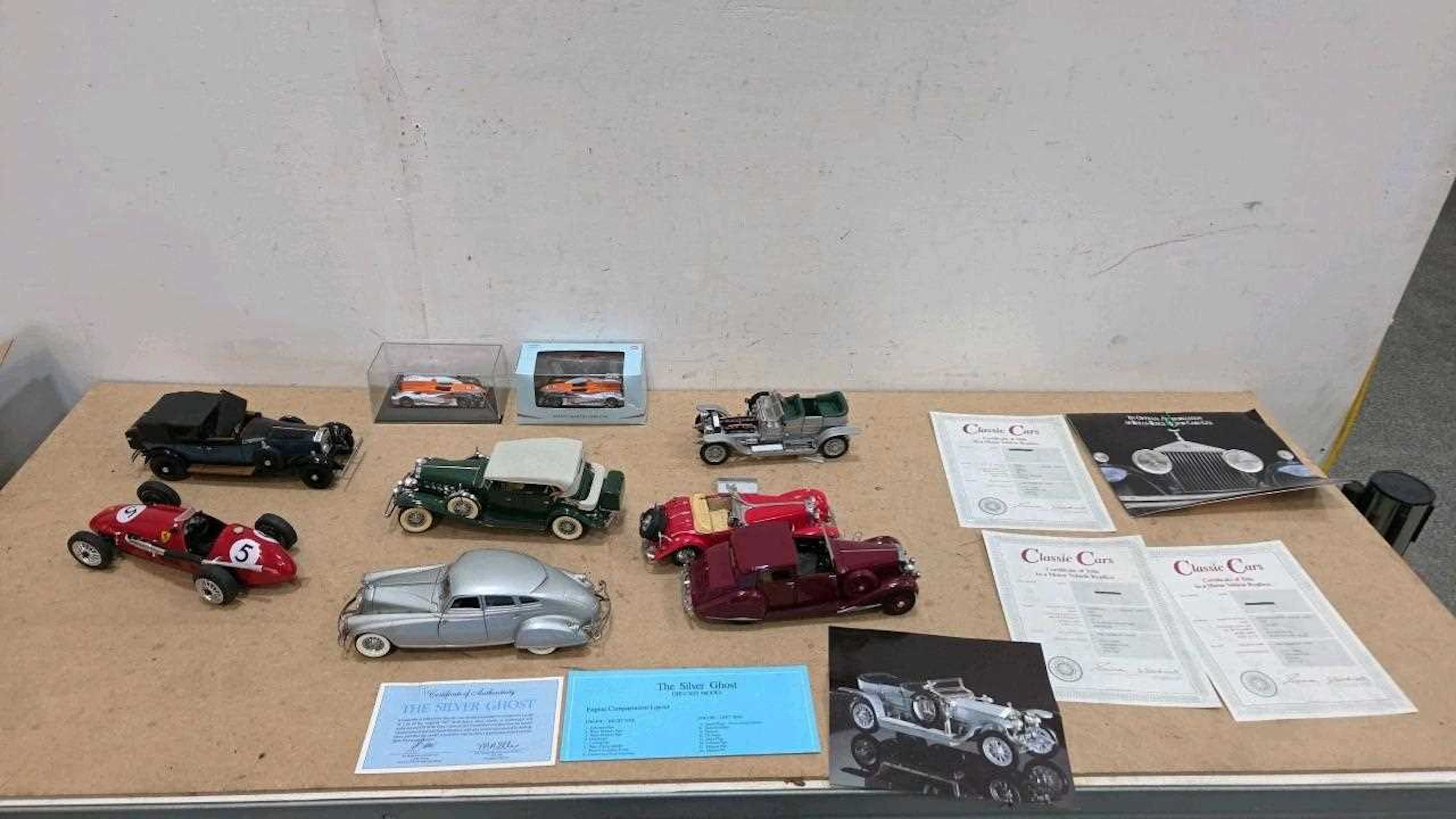 COLLECTION OF FRANKLIN MINT MODELS SOME WITH CERTIFICATES