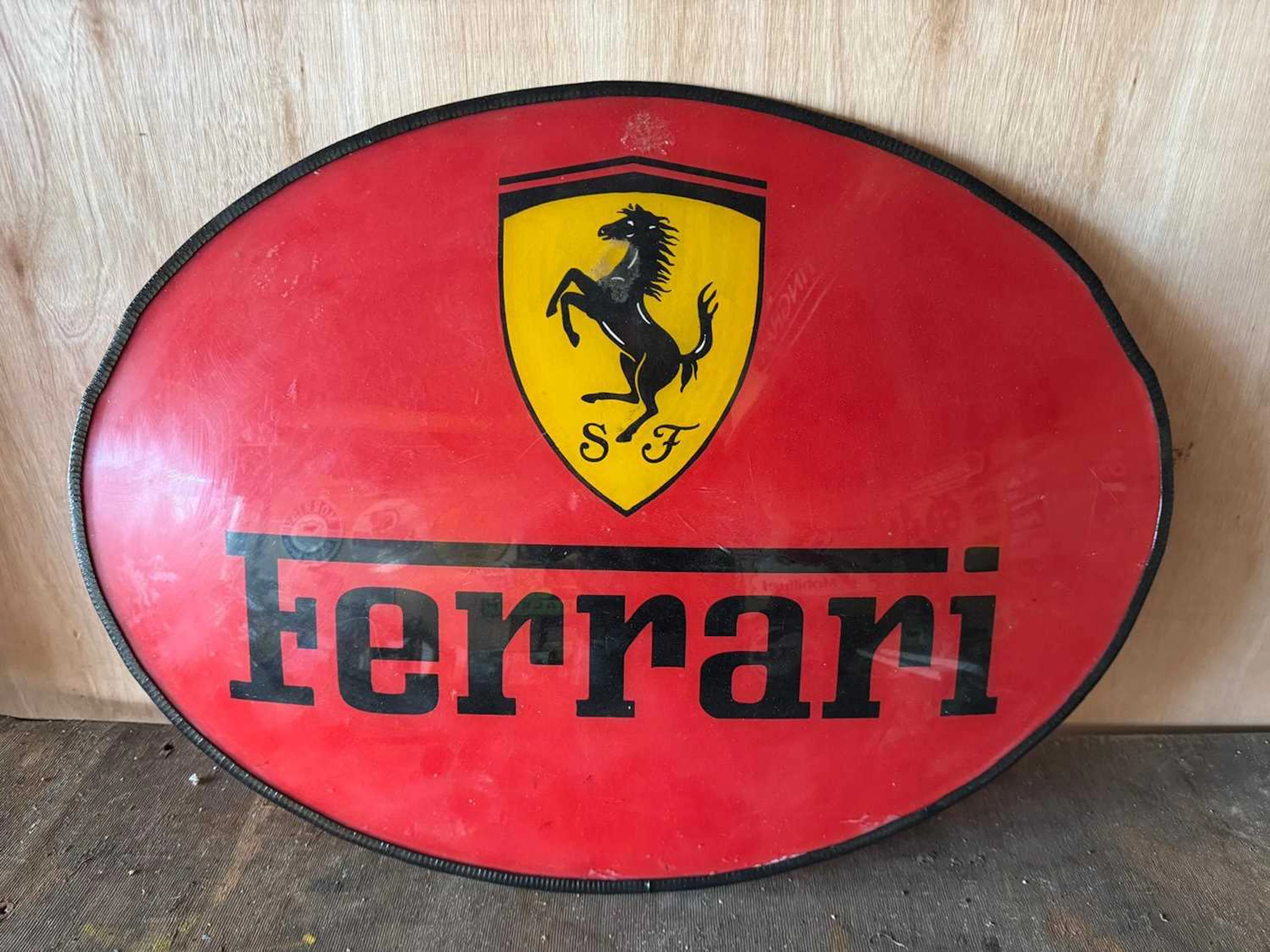 FERRARI REPRO SIGN 28" X 21"