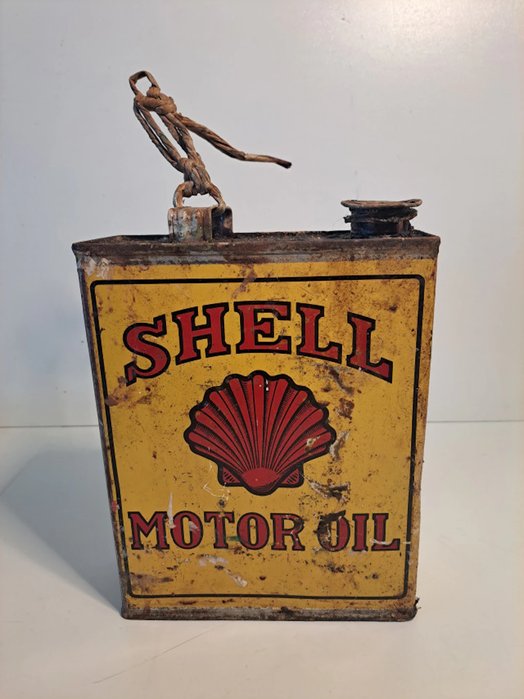 41 - Vanha Shell öljykanisteri