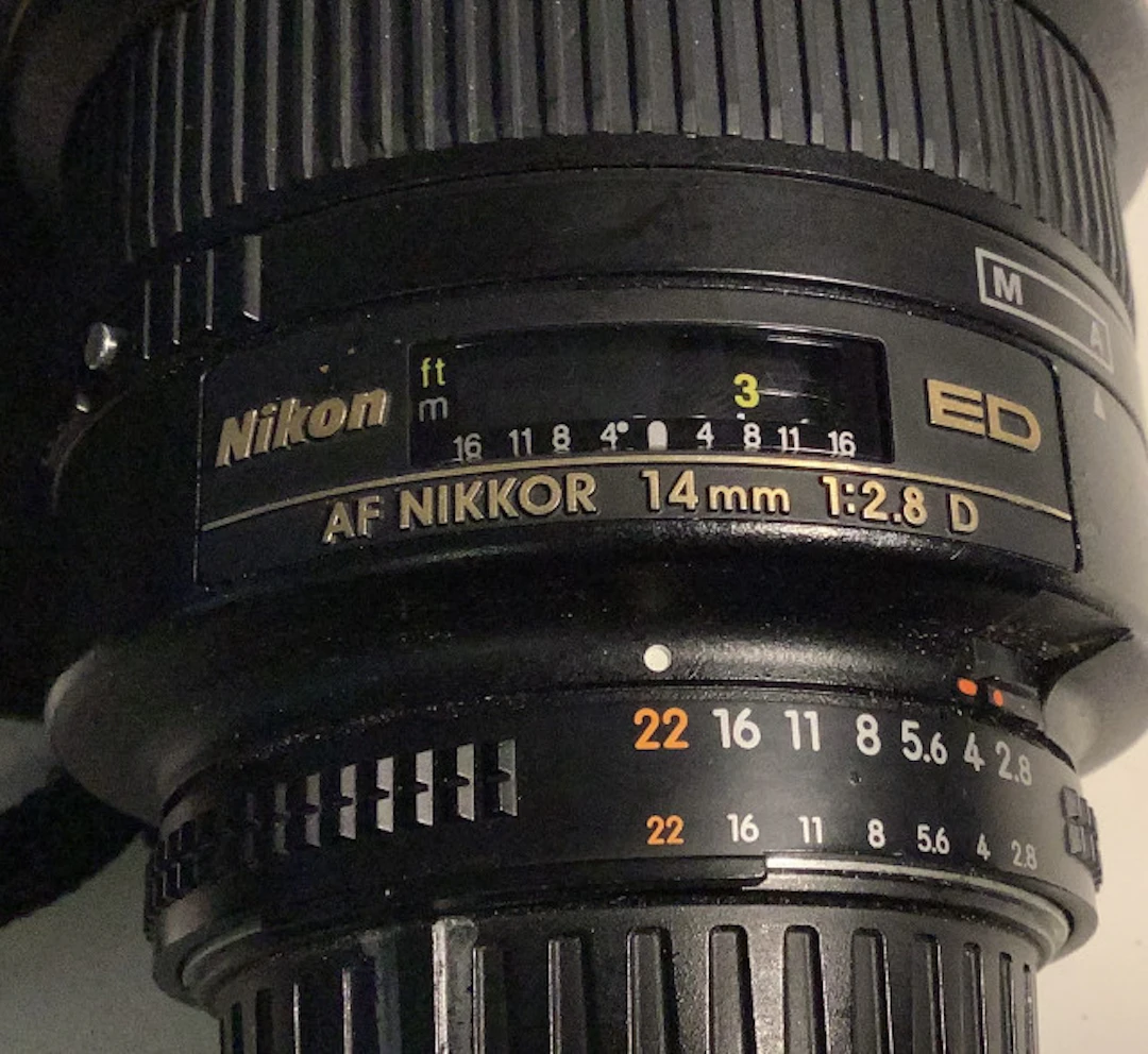 43 - Nikon objektiivi AF Nikkor 14 mm 1:2,8 D