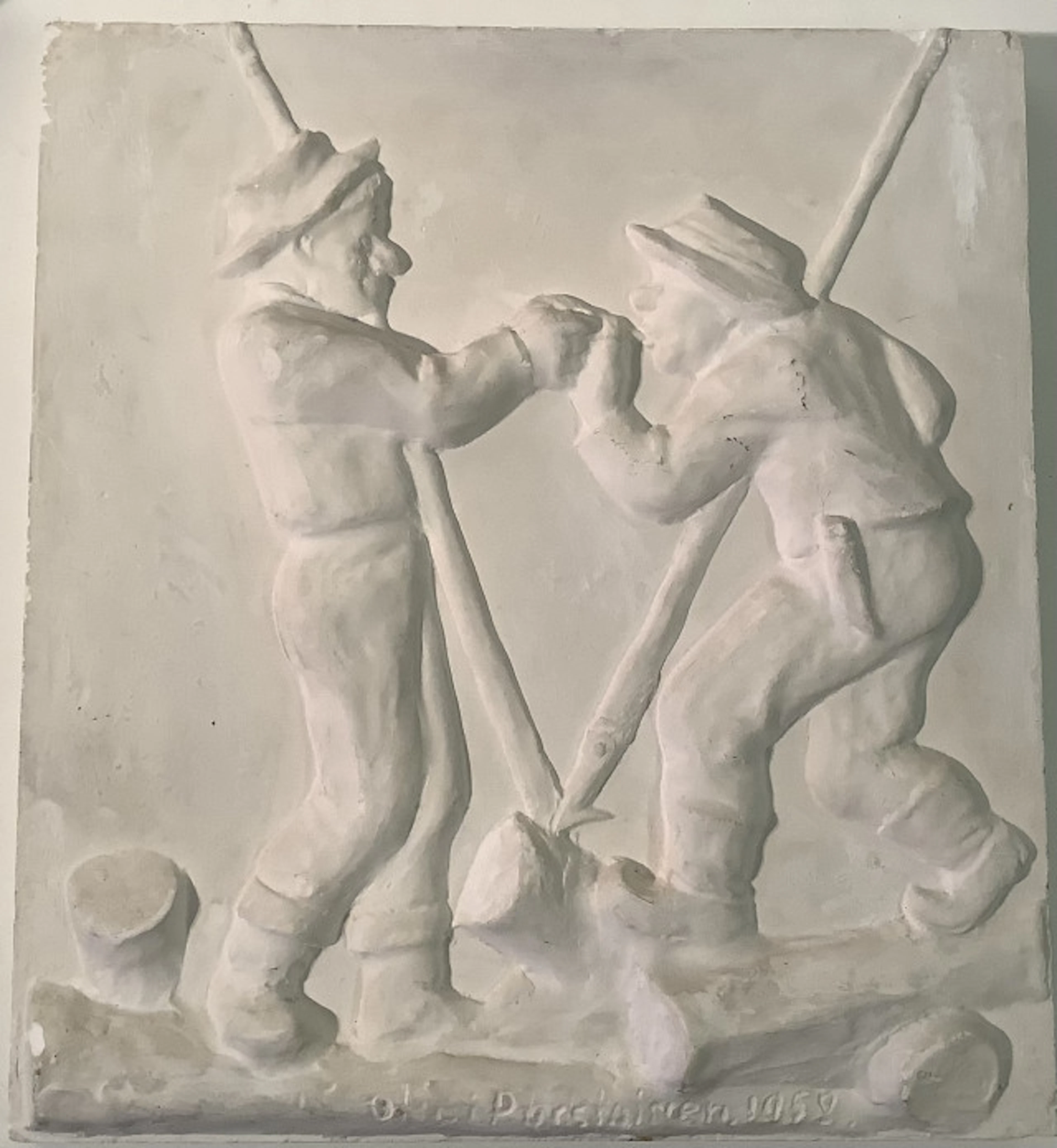199 - Kipsireliefi. Pursiainen1952
