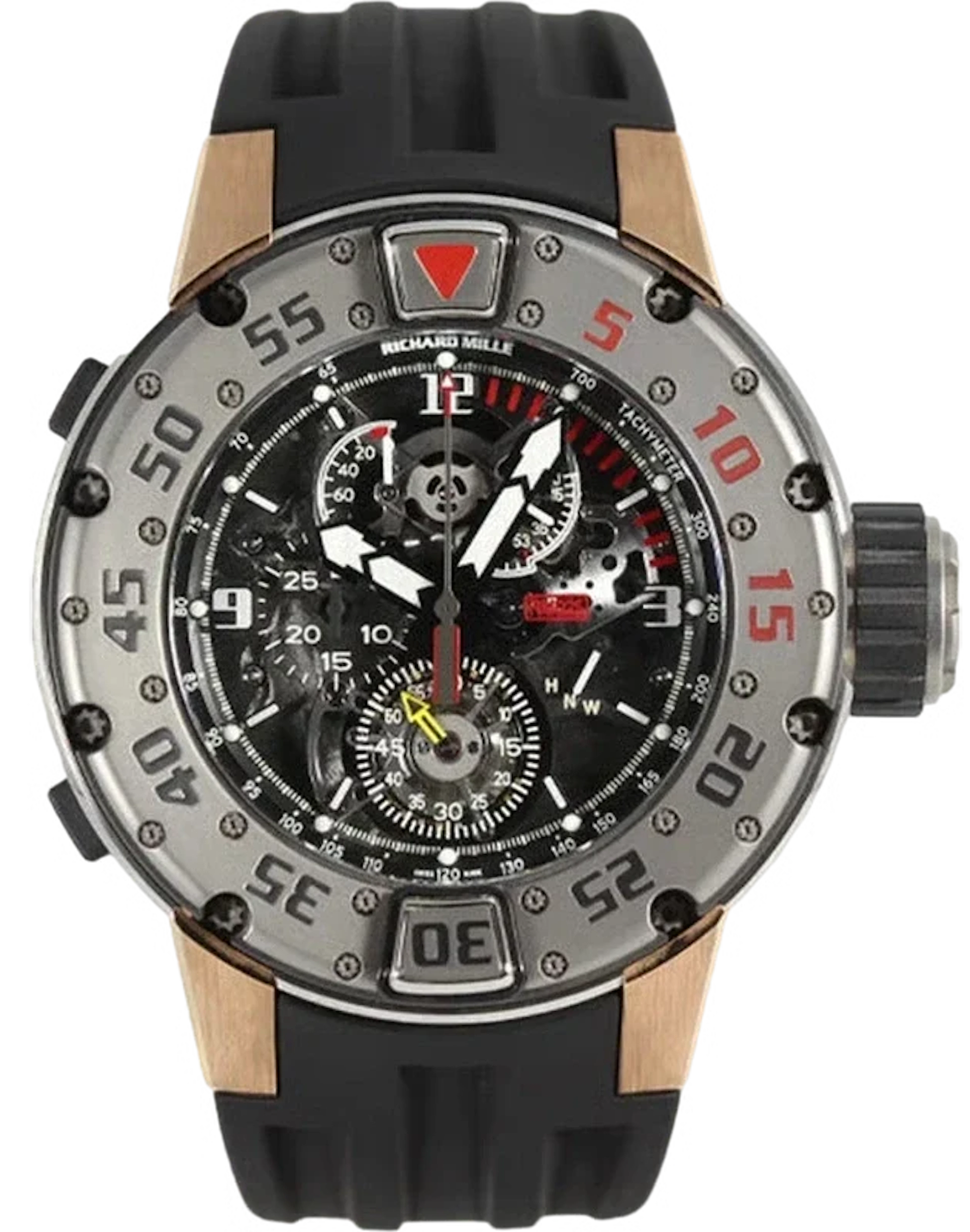 Richard Mille RM025 Diver Tourbillon 18K Rose Gold & Titanium Men's Watch