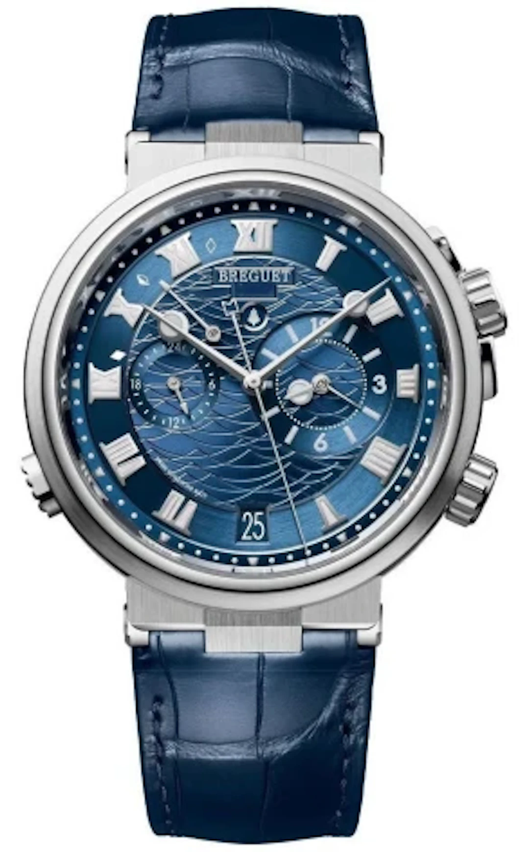 Breguet Marine Marine Alarme Musicale 18K White Gold Men's Watch