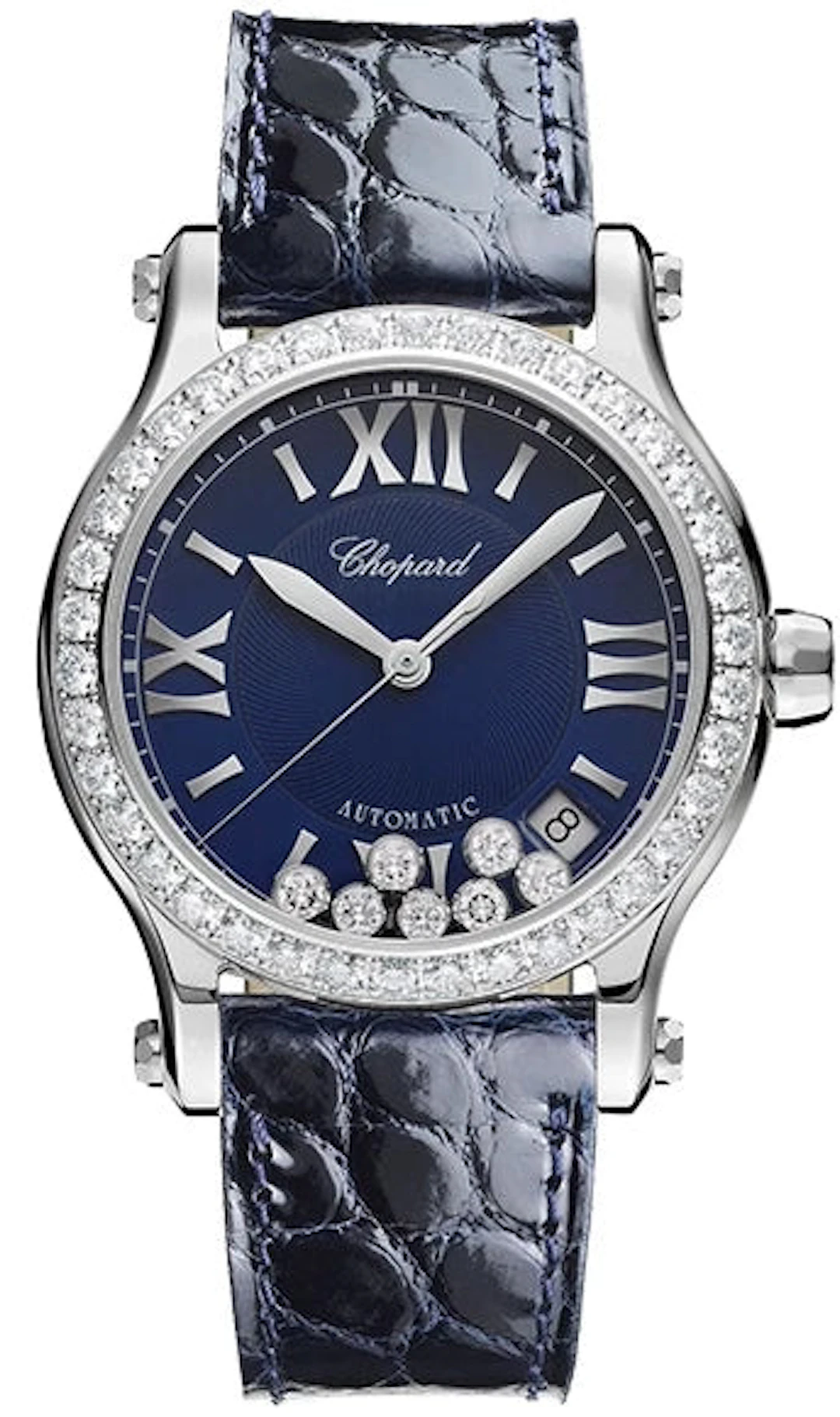 Chopard Happy Sport Stainess Steel & Diamonds Lady's Watch