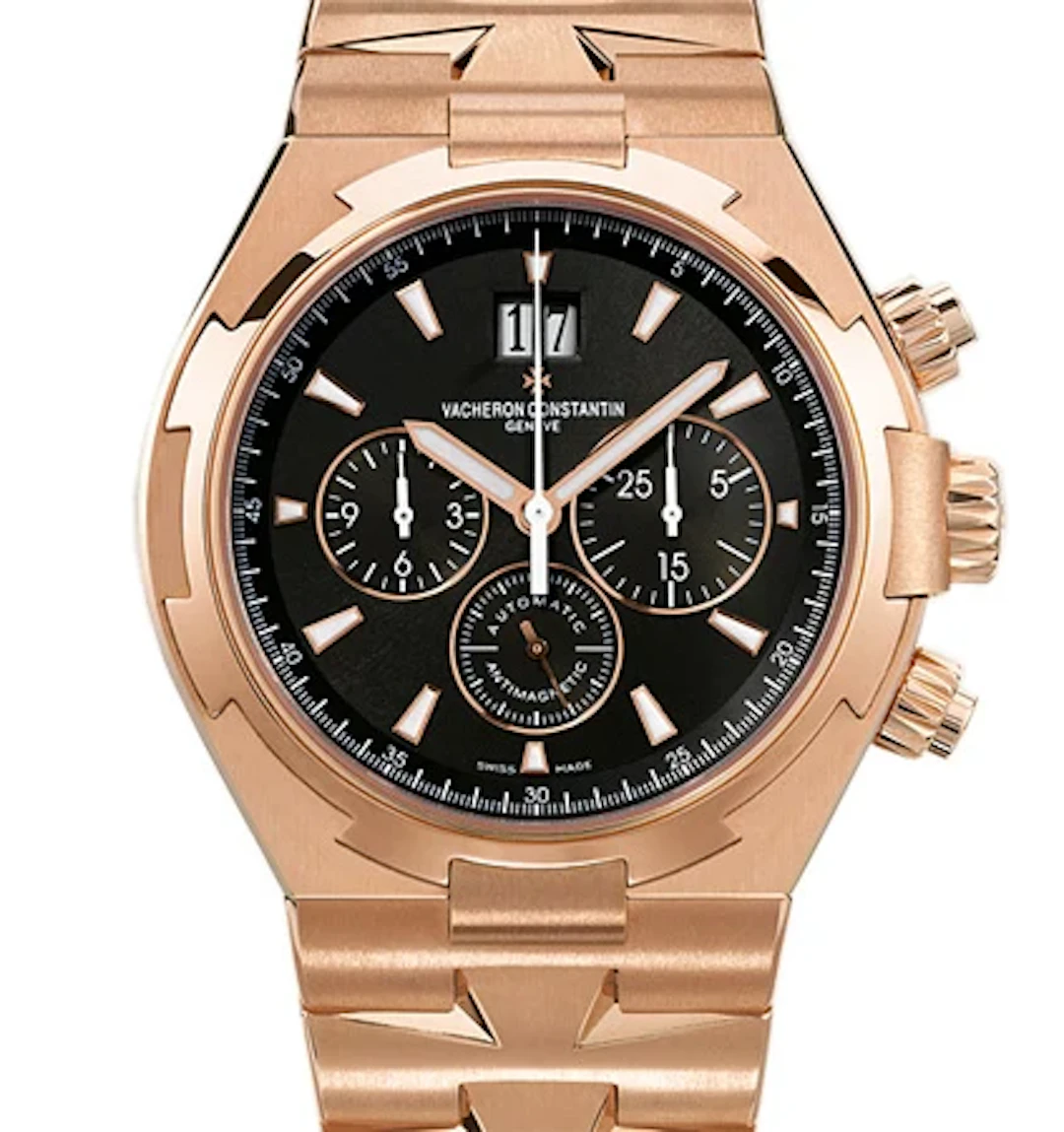Vacheron Constantin Overseas Chronograph 18K Rose Gold Men's Watch