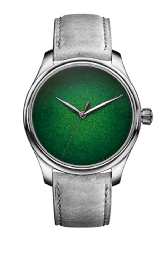 H. Moser & Cie. Endeavour Centre Seconds Concept Lime Green Stainless