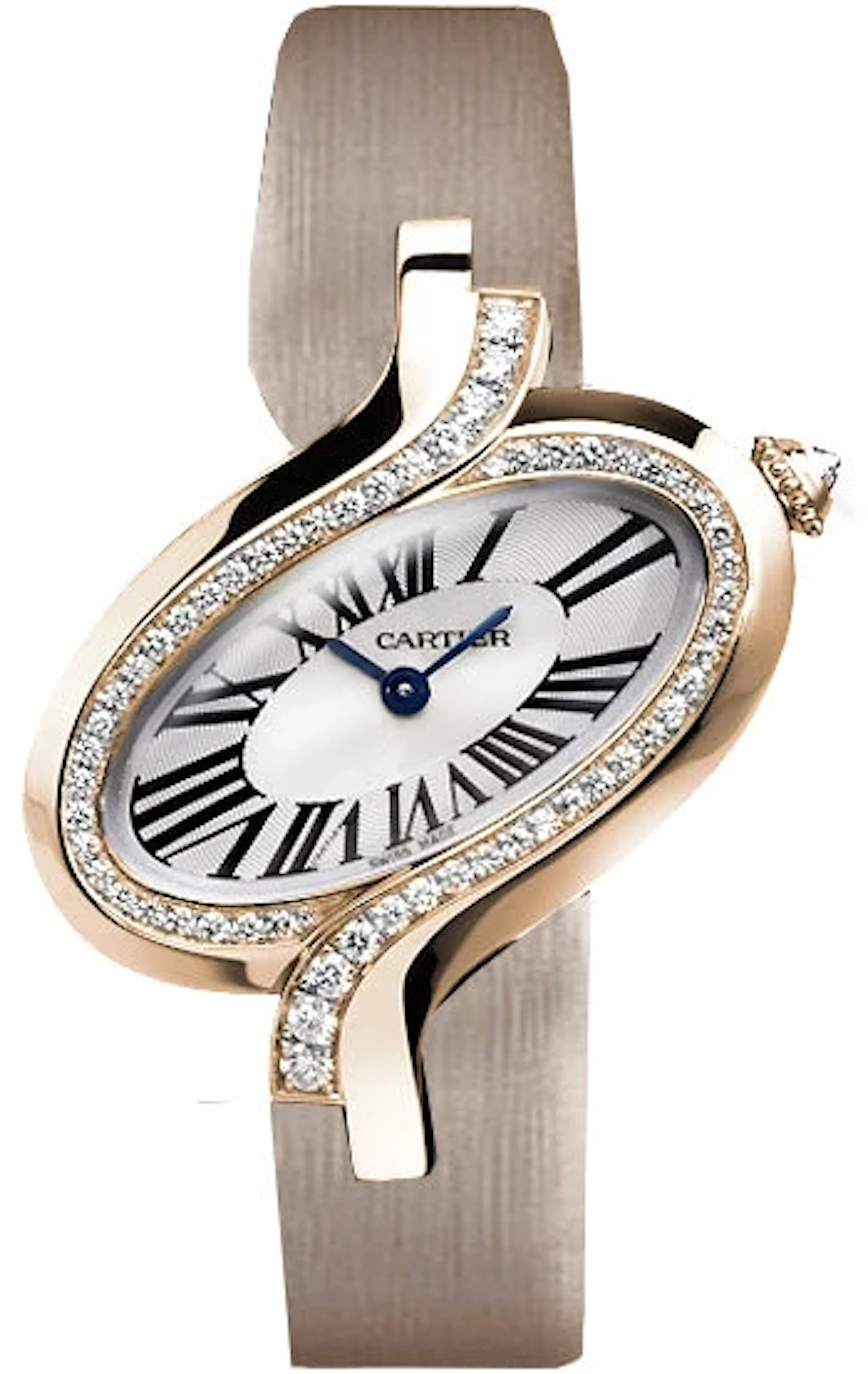 Cartier Delices Quartz Small 18K Rose Gold & Diamonds Lady's Watch
