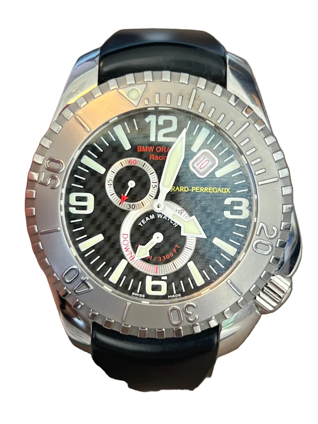 Girard Perregaux Sea Hawk Pro 1000m Golden Gate YC Stainless Steel Men’s Watch