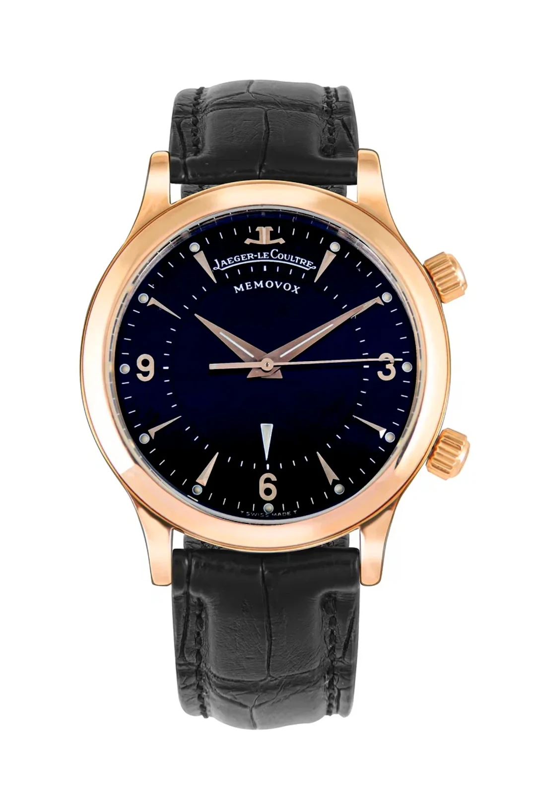 Jaeger-LeCoultre Memovox 18K Rose Gold Men's Watch