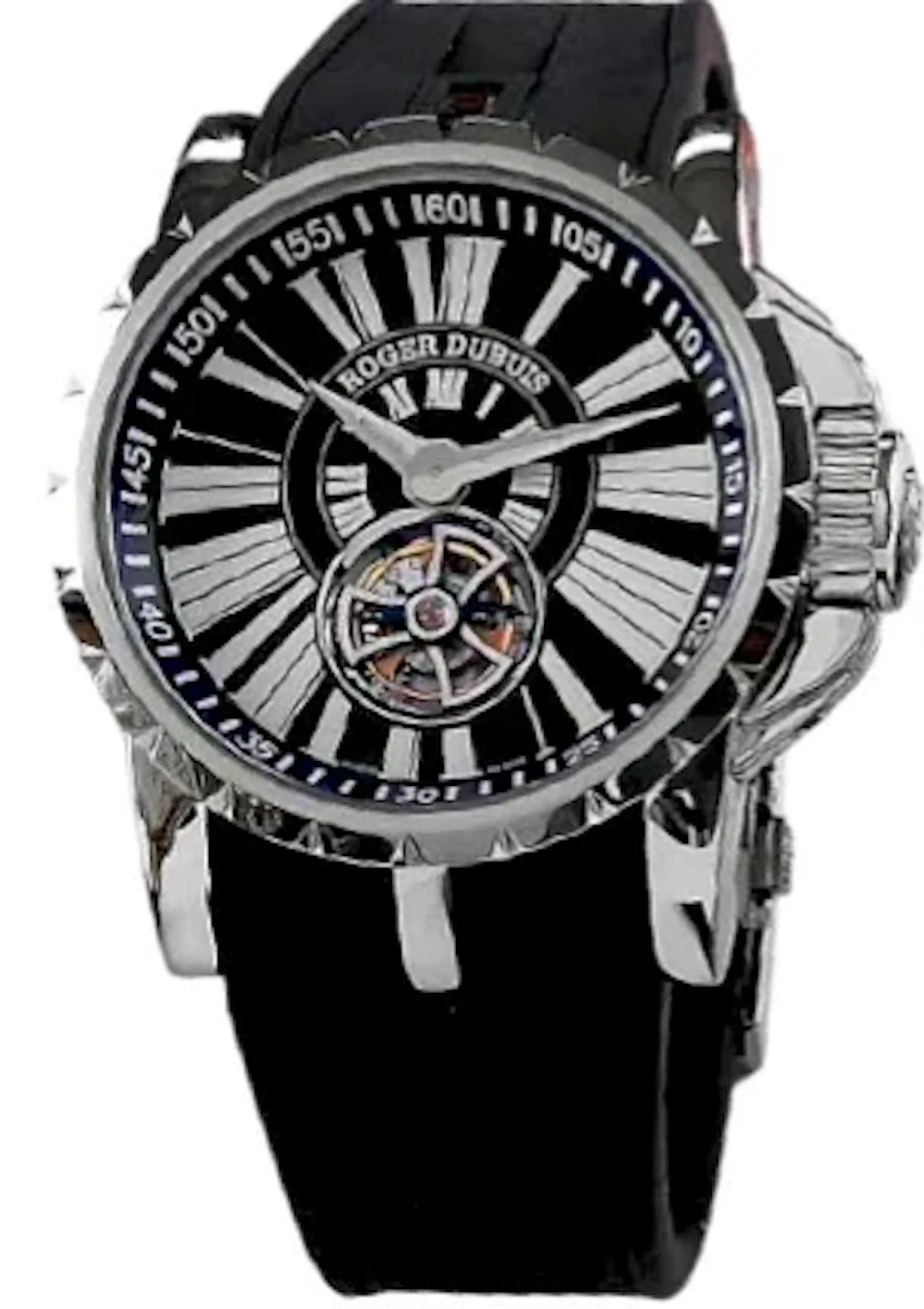 Roger Dubuis Excalibur Flying Tourbillon Stainless Steel Men's Watch