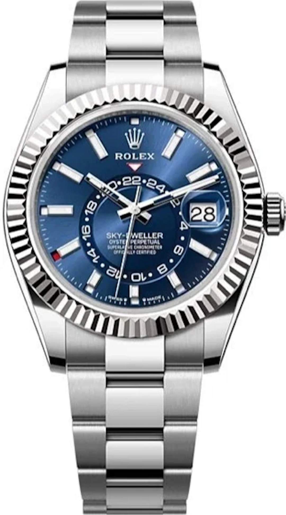 Rolex Sky-Dweller Oyster Stainless Steel & 18K White gold Men's Watch