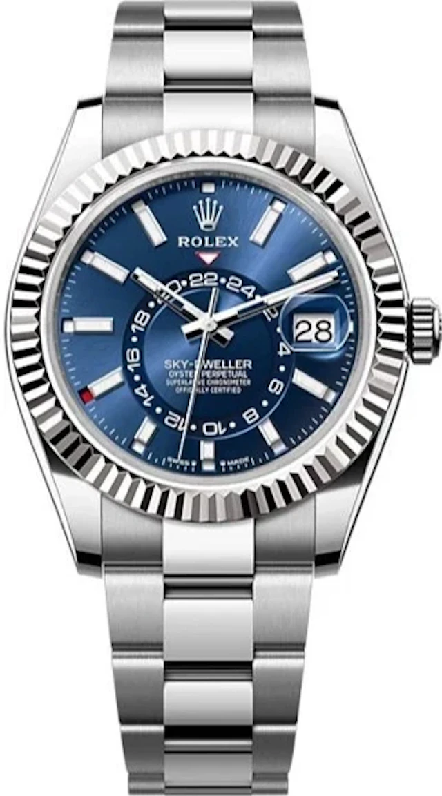 Rolex Sky-Dweller Oyster Stainless Steel & 18K White gold Men's Watch