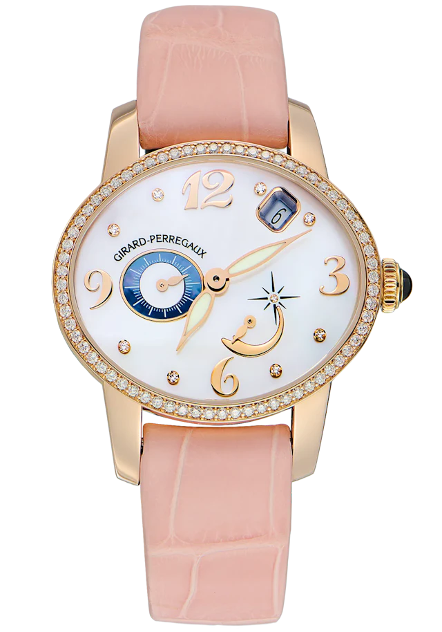Girard Perregaux Cat's Eye 18K Rose Gold & Diamonds Lady's Watch