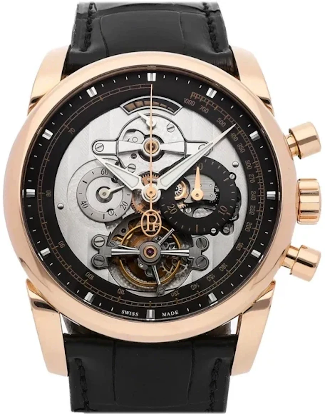 Parmigiani Fleurier Tonda Tondagraphe Rose Gold Openworked Graphite