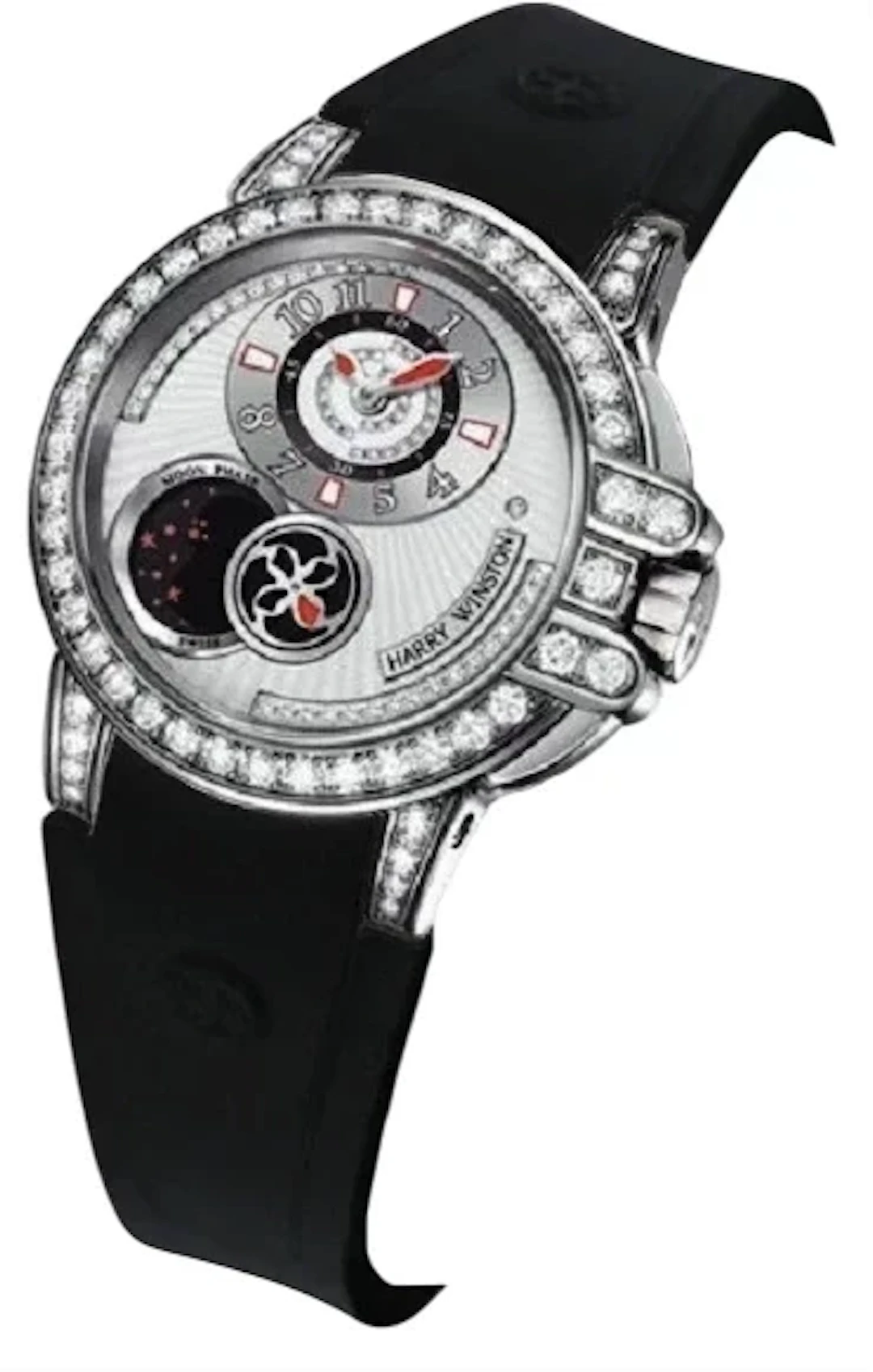 Harry Winston Ocean Zalium & Diamonds Lady's Watch