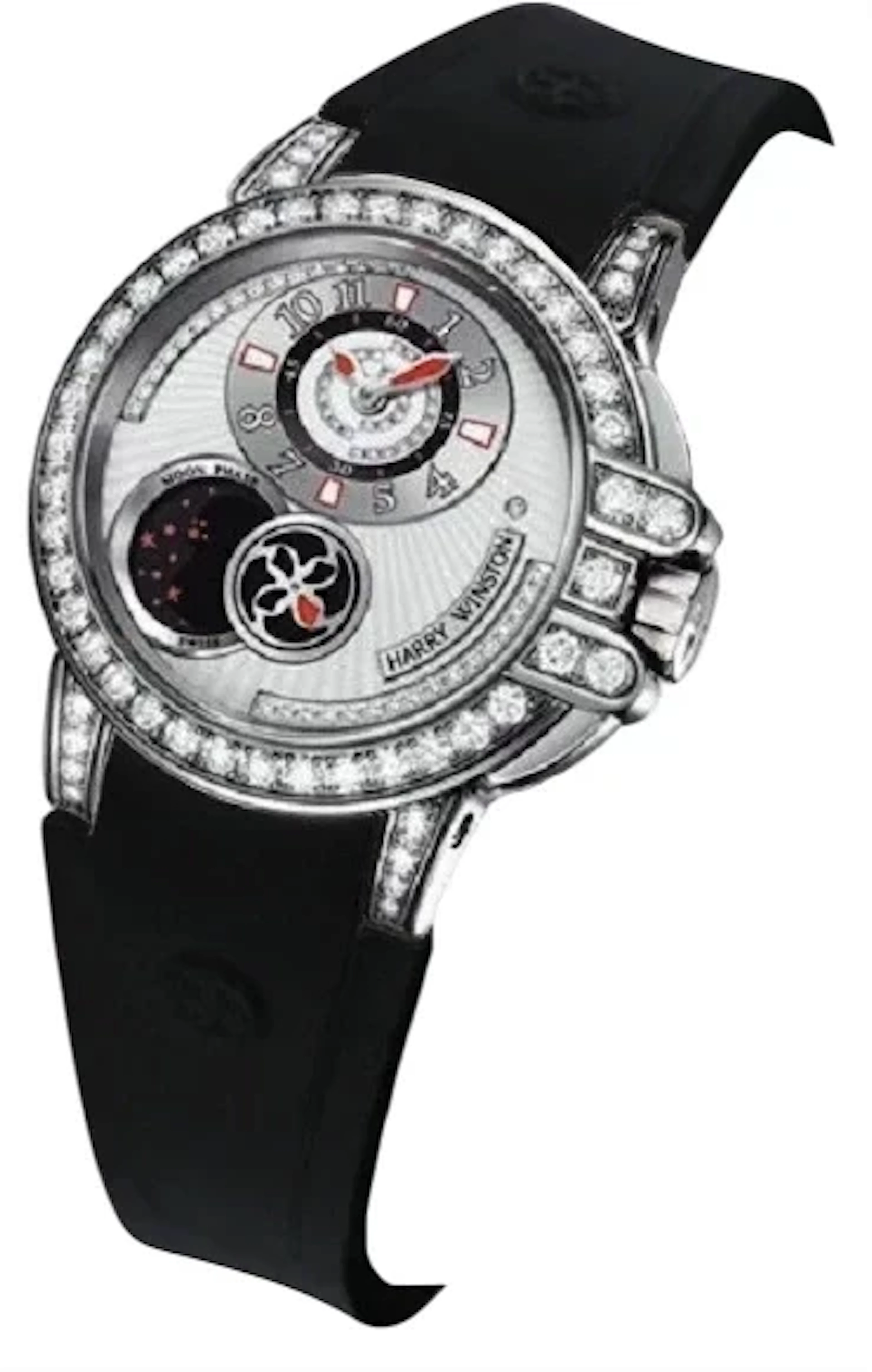 Harry Winston Ocean Zalium & Diamonds Lady's Watch