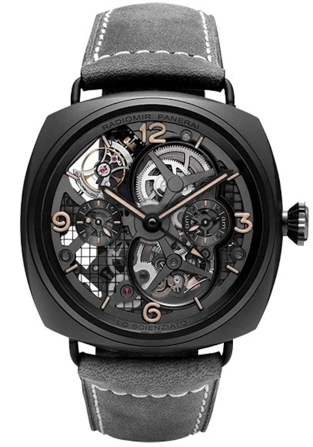 Panerai Radiomir Lo Scienziato Tourbillon GMT Ceramica Men's Watch