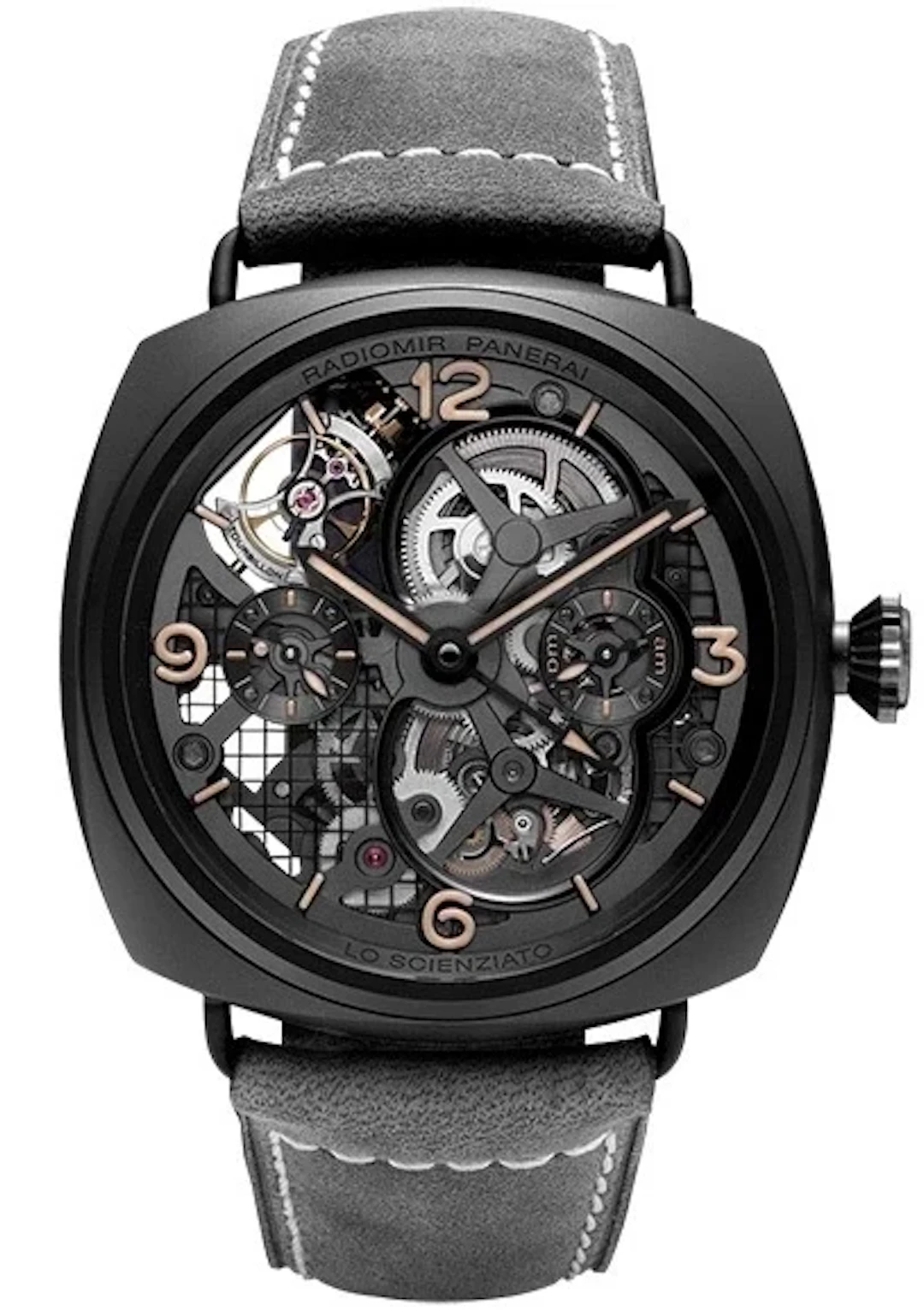 Panerai Radiomir Lo Scienziato Tourbillon GMT Ceramica Men's Watch