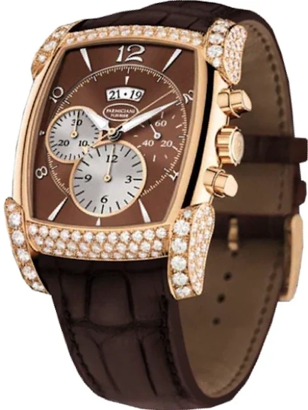 Parmigiani Fleurier Kalpa Chronograph Kalpagraph 18K Rose Gold & Diamonds