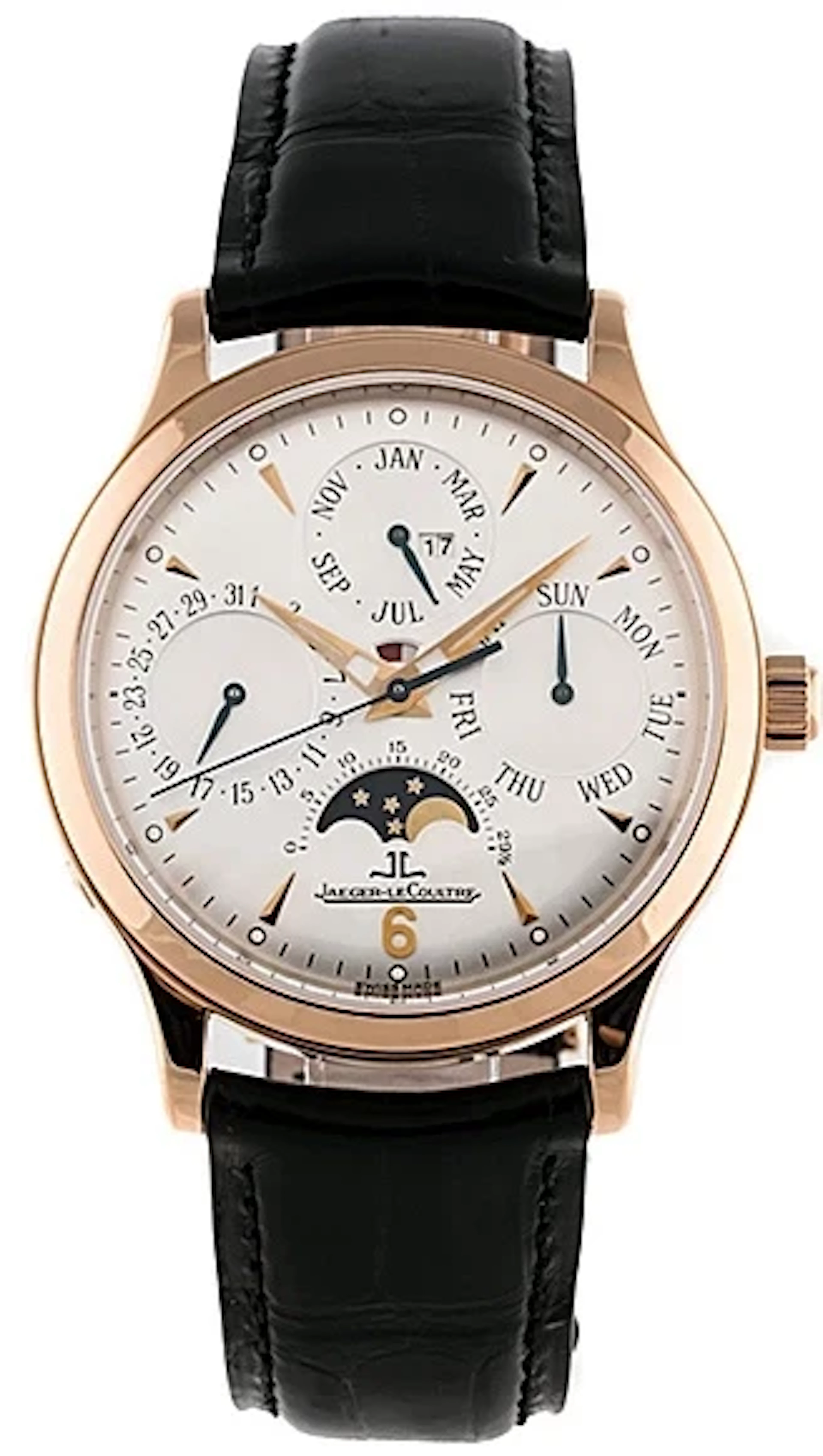 Jaeger-LeCoultre Master Control Perpetual Calendar 18K Rose Gold Men's Watch