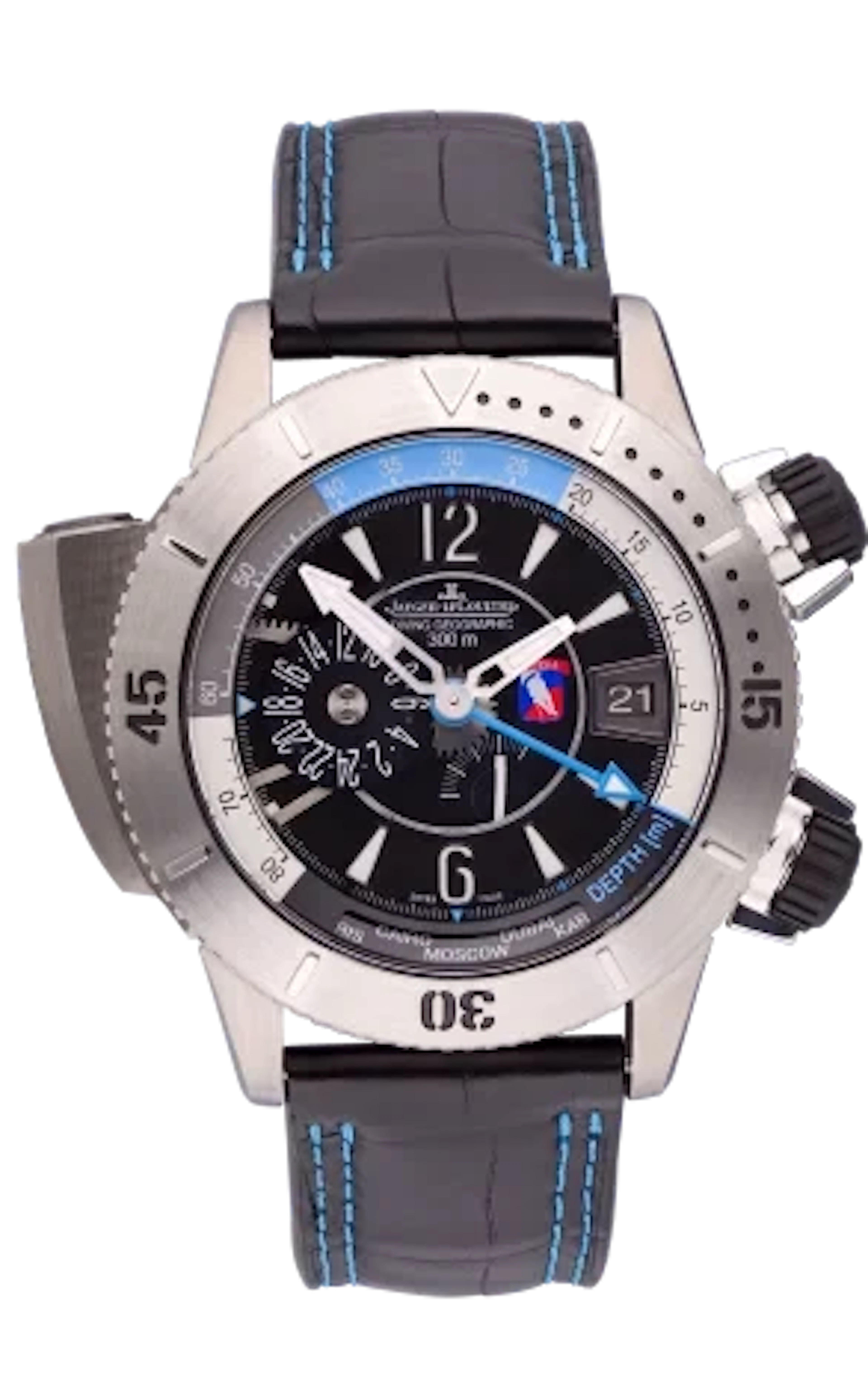 Jaeger-LeCoultre Master Compressor Diving Pro Geographic Titanium Men's Watch