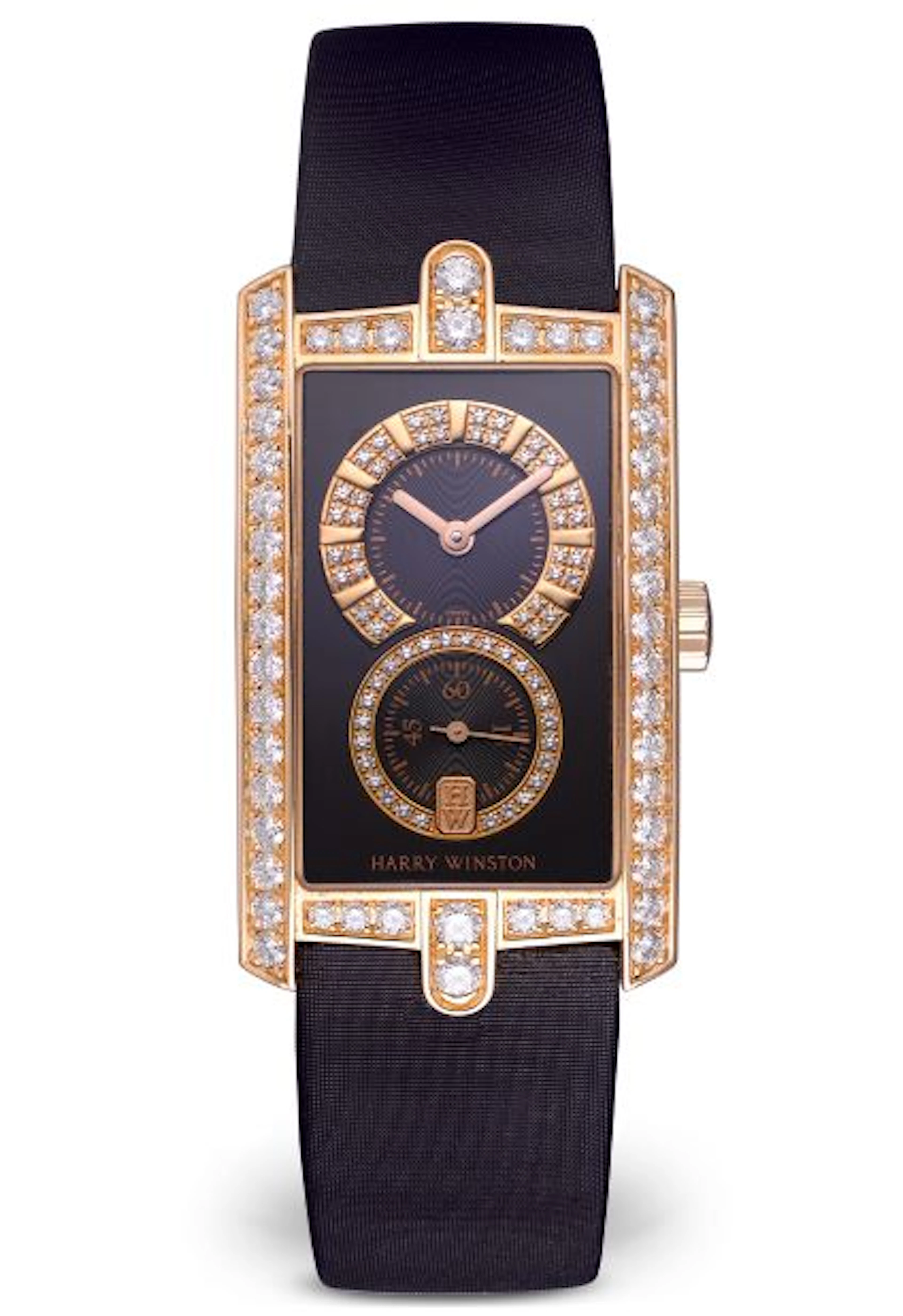 Harry Winston Avenue 18K Yellow Gold & Diamonds Ladies Watch