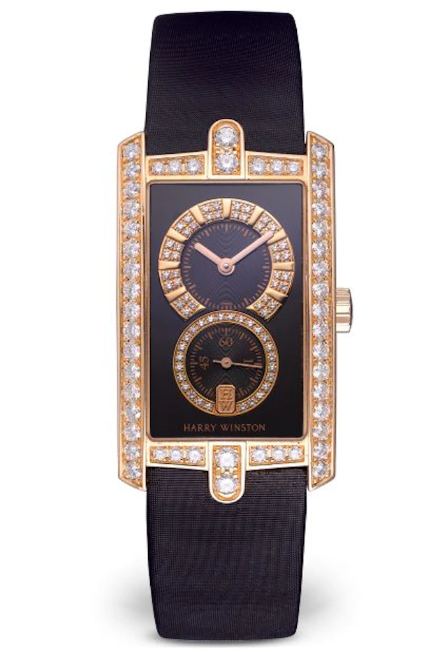 Harry Winston Avenue 18K Yellow Gold & Diamonds Ladies Watch