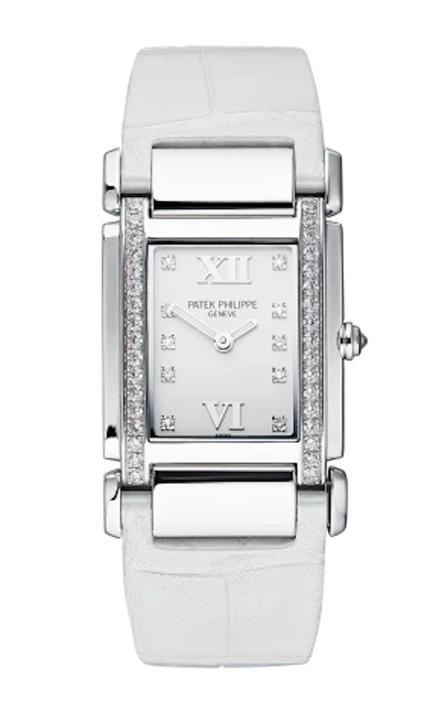 Patek Philippe Twenty-4 18K White Gold & Diamonds Lady's Watch