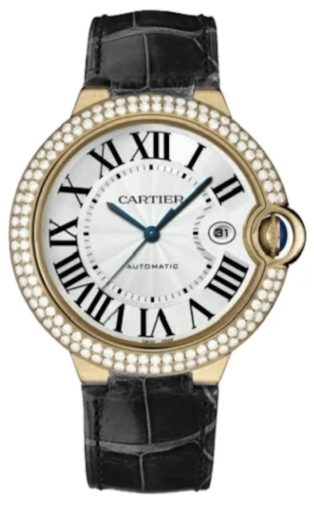 Cartier Ballon Bleu de Cartier Large 18K Yellow Gold & Diamonds Men's Watch
