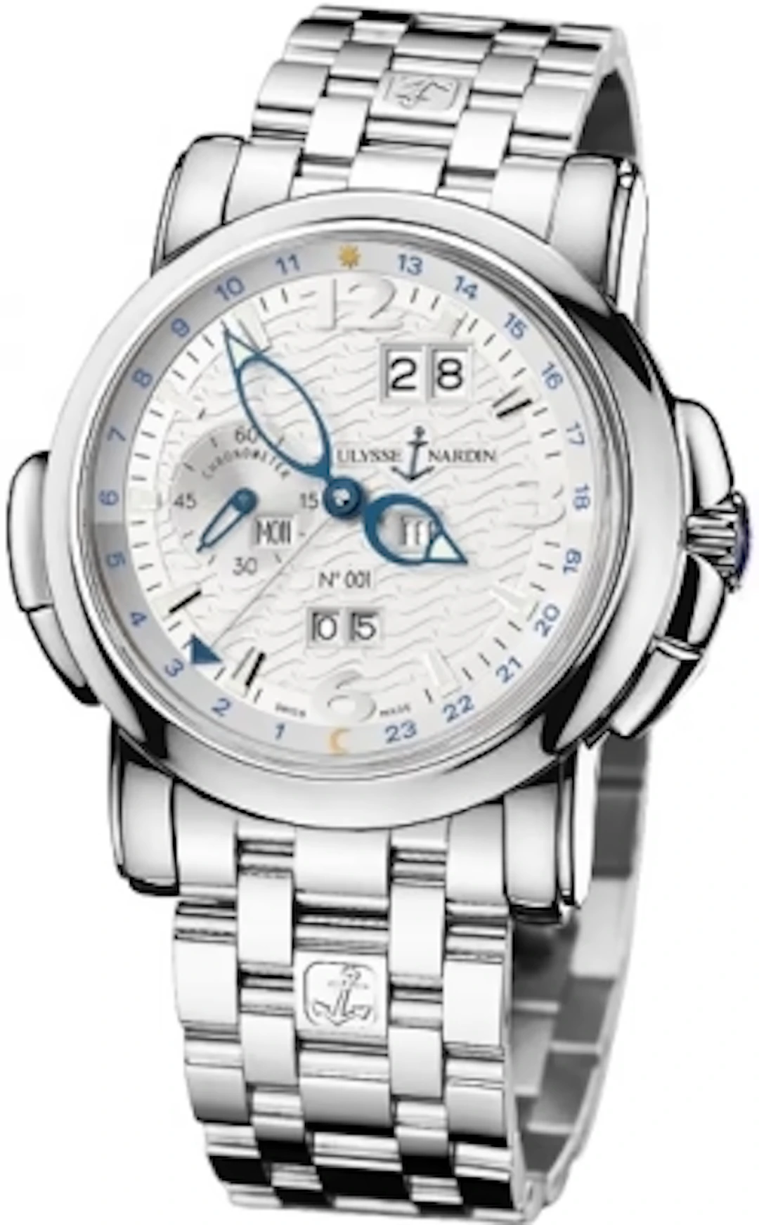 Ulysse Nardin GMT +/- Perpetual Platinum & 18K White gold Men's Watch