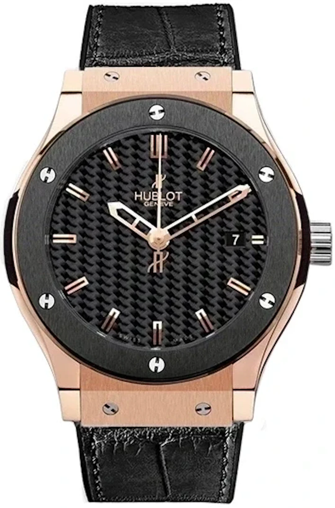 Hublot Classic Fusion 45 Carbon & 18K Rose Gold Men's Watch