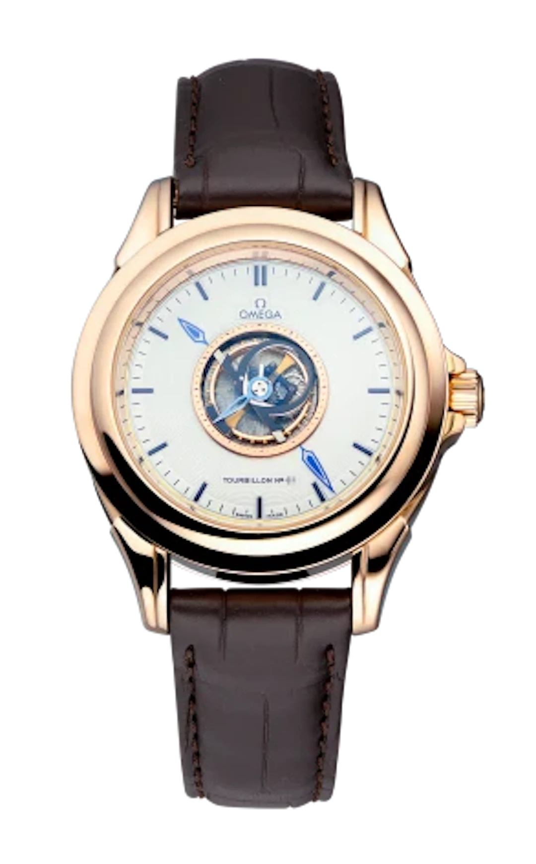 Omega De Ville Tourbillon 18K Rose Gold Man's Watch