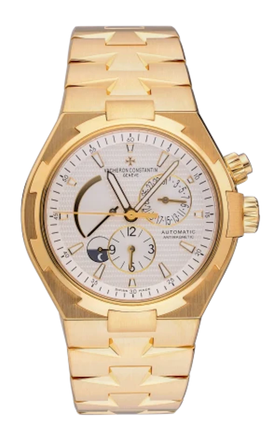 Vacheron Constantin Overseas Dual Time 18K Yellow Gold Men's Watch