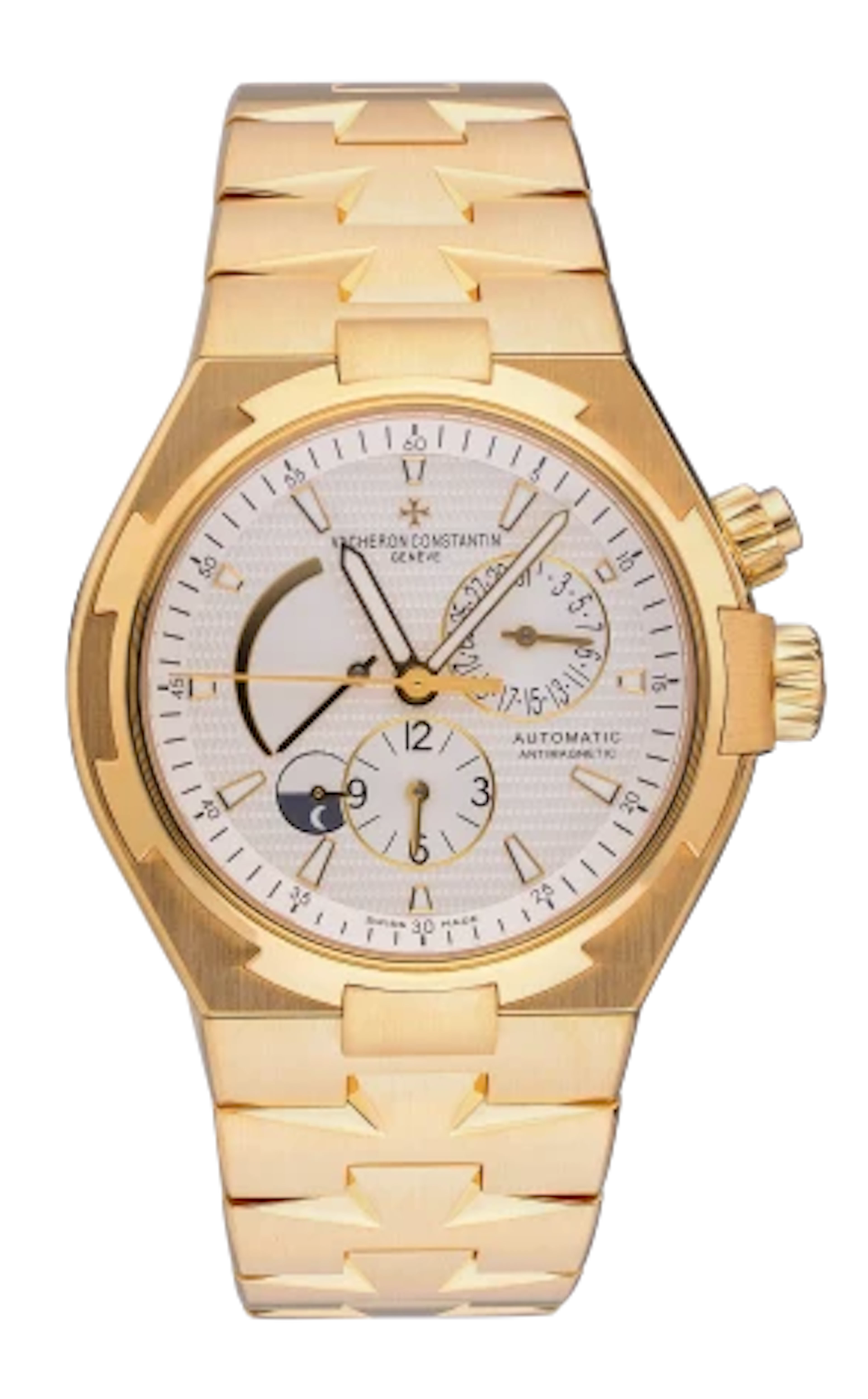 Vacheron Constantin Overseas Dual Time 18K Yellow Gold Men's Watch