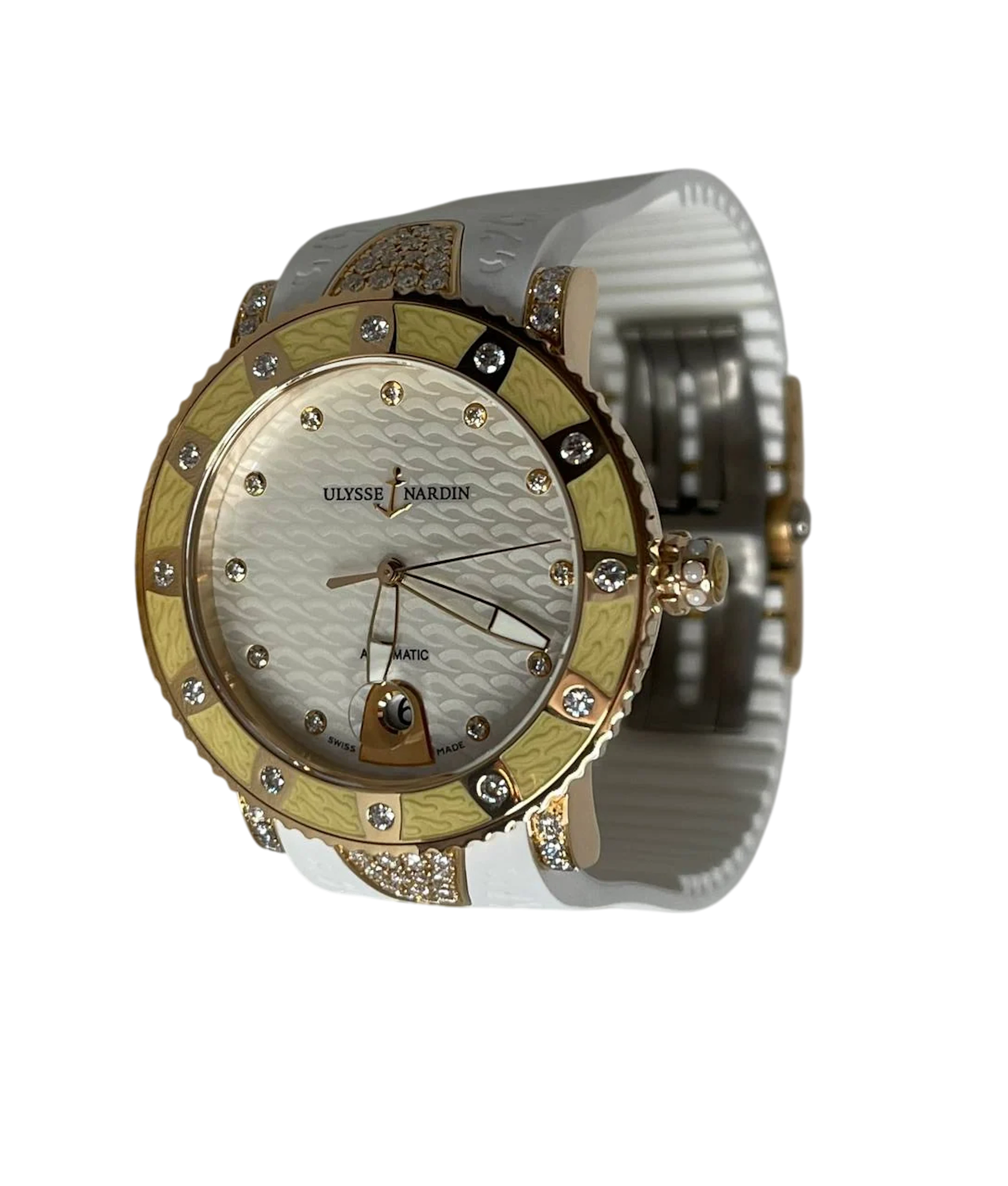 Ulysse Nardin Marine Lady Diver Starry Night 18k Rose Gold & Diamonds