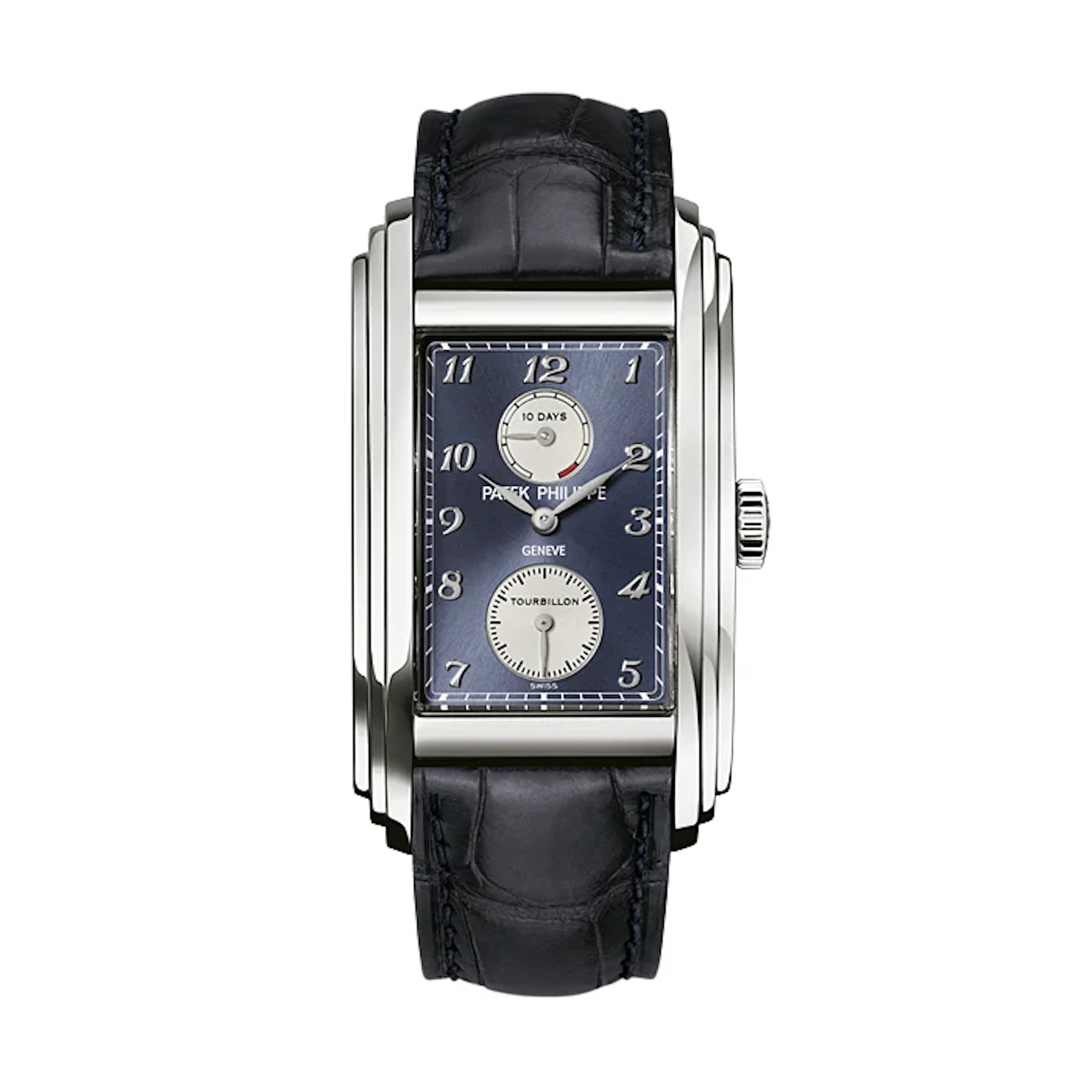 Patek Philippe Grand Complications 10 Day Tourbillon 18K White Gold Men's Watch