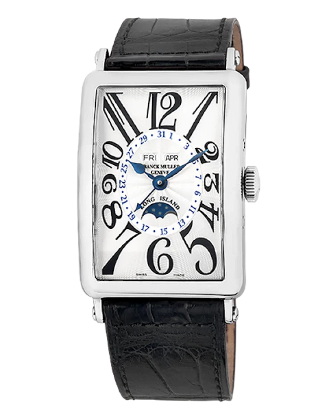 Franck Muller Long Island Master Calendar 18K White Gold Men's Watch