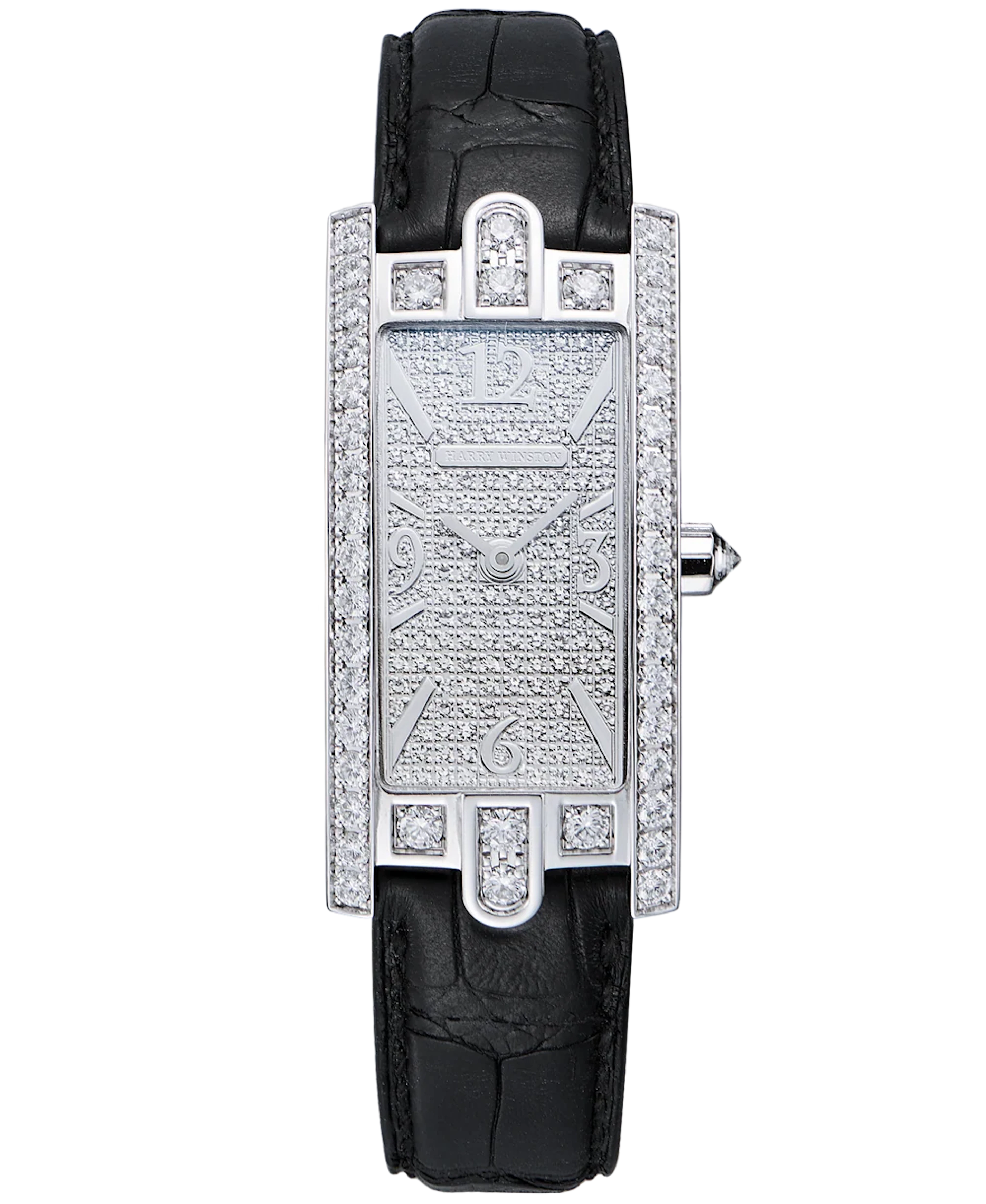 Harry Winston Avenue 18K White Gold & Diamonds Ladies Watch