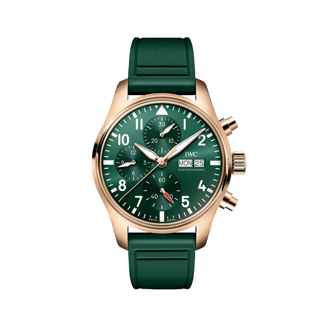 IWC Pilot's Chronograph 18kt Rose Gold Men’s Watch