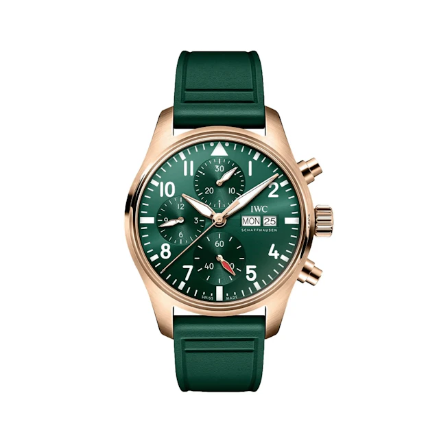 IWC Pilot's Chronograph 18kt Rose Gold Men’s Watch