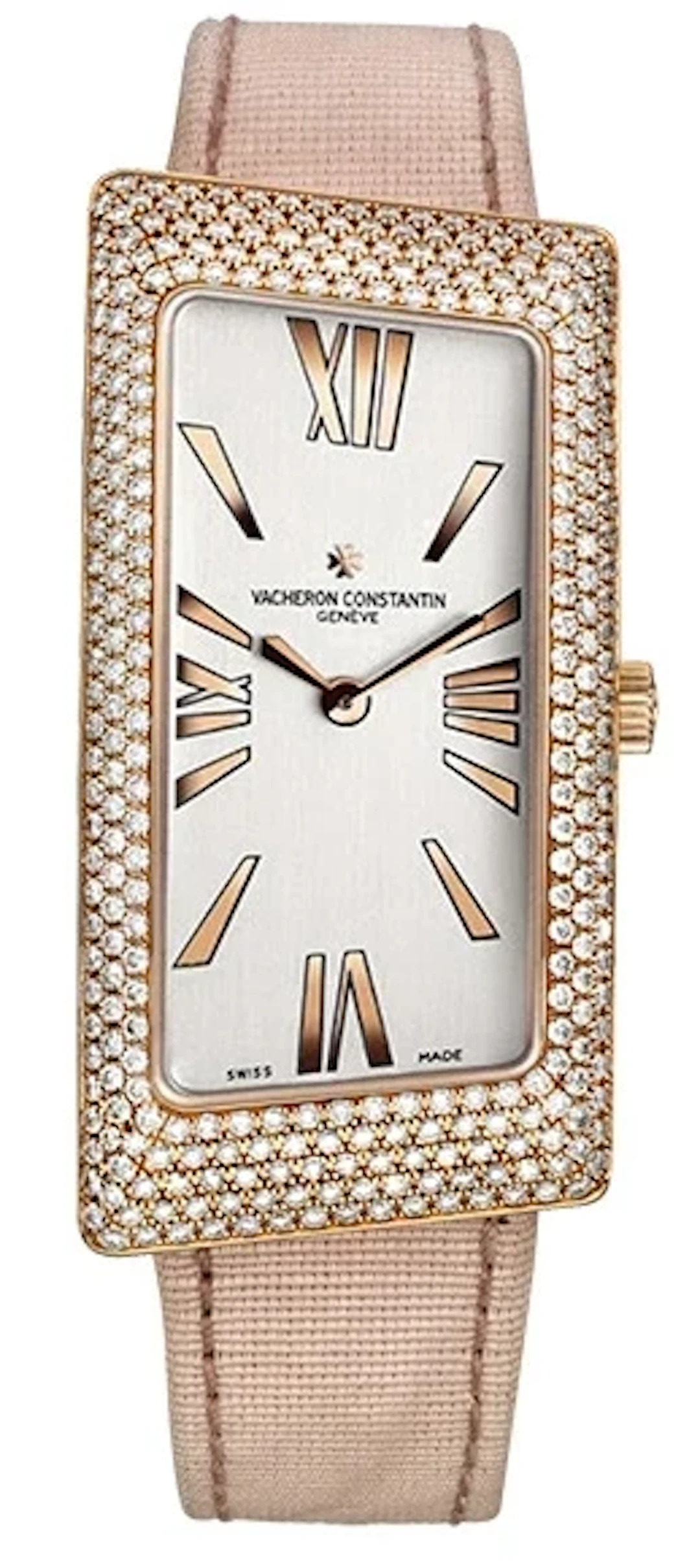 Vacheron Constantin 1972 18K Rose Gold & Diamonds Lady's Watch