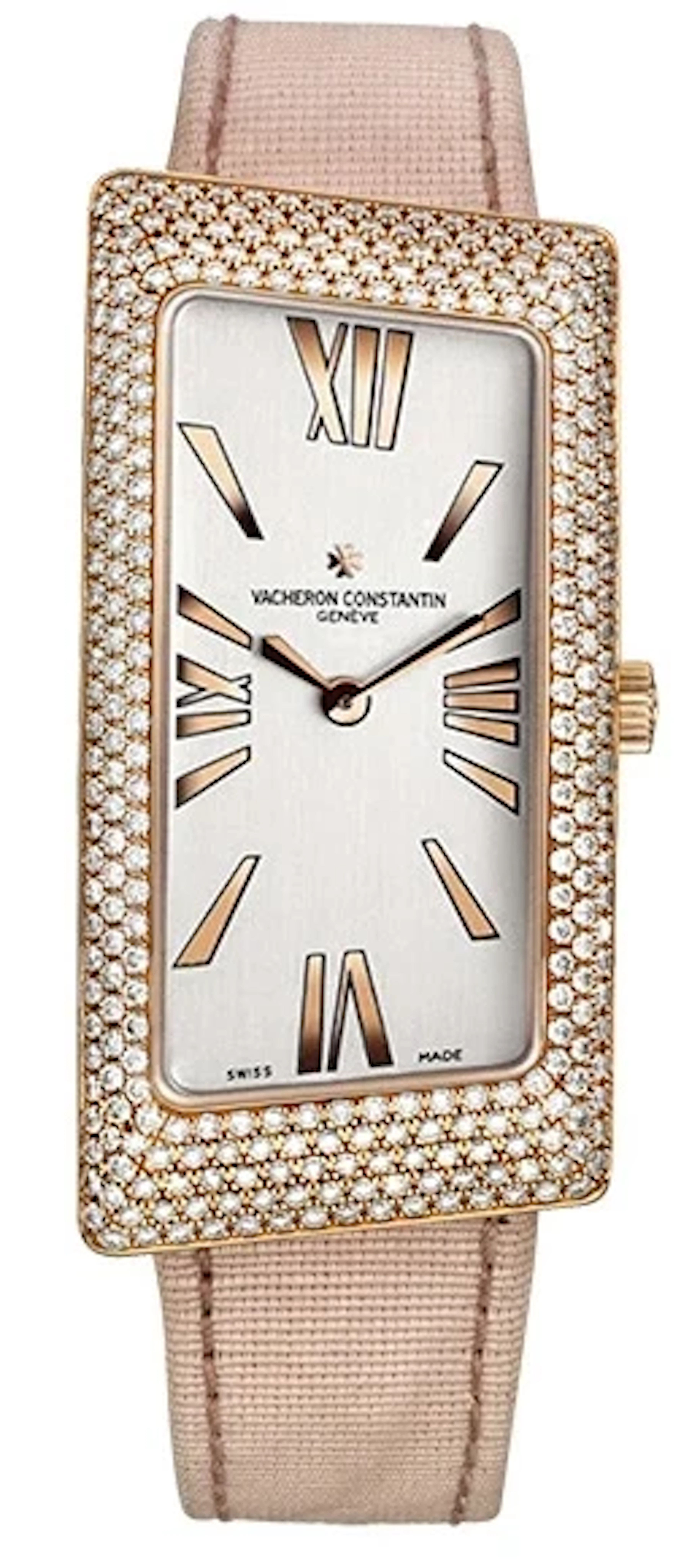 Vacheron Constantin 1972 18K Rose Gold & Diamonds Lady's Watch