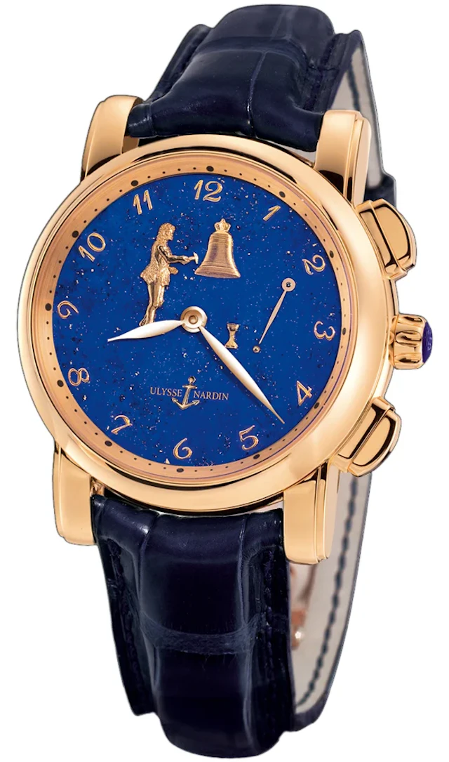 Ulysse Nardin Classical Hourstriker Bell Hour Striker 18K Rose Gold Men's Watch