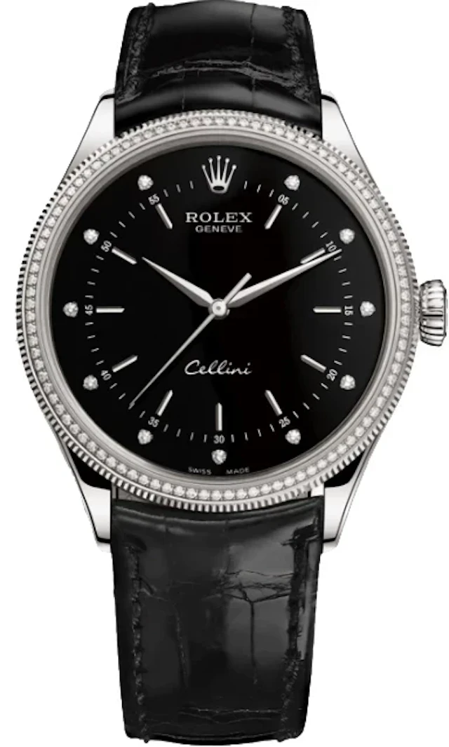 Rolex Cellini 18k White Gold Men's Watch