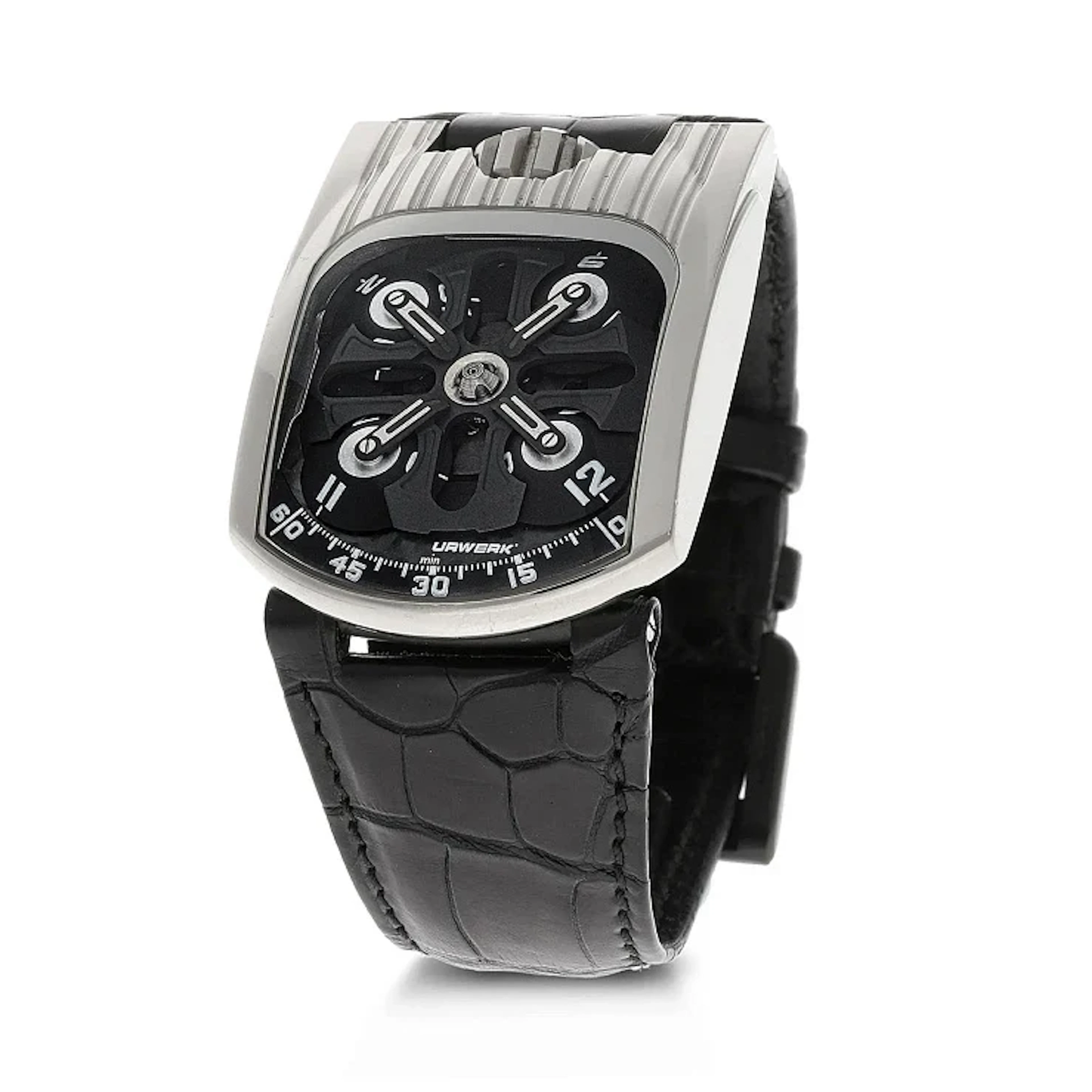 Urwerk Ur 103 Tarantula 18K White Gold Men's Watch