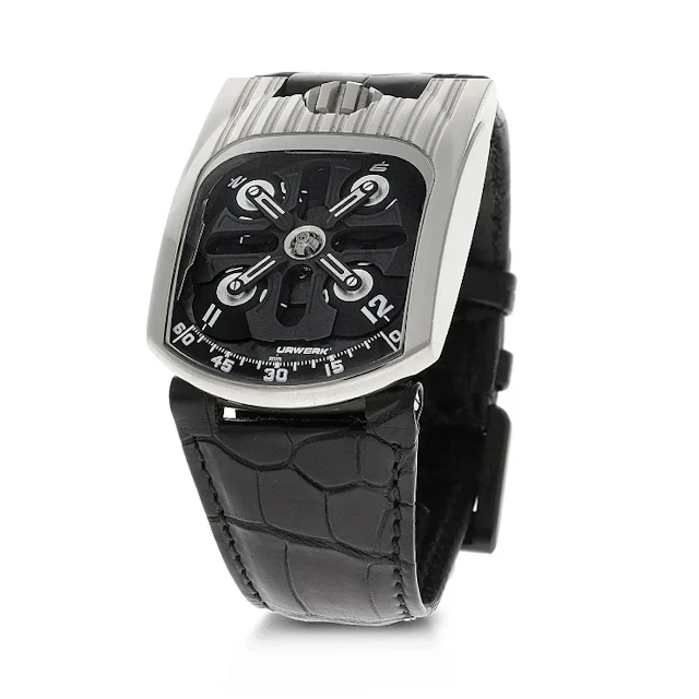 Urwerk Ur 103 Tarantula 18K White Gold Men's Watch