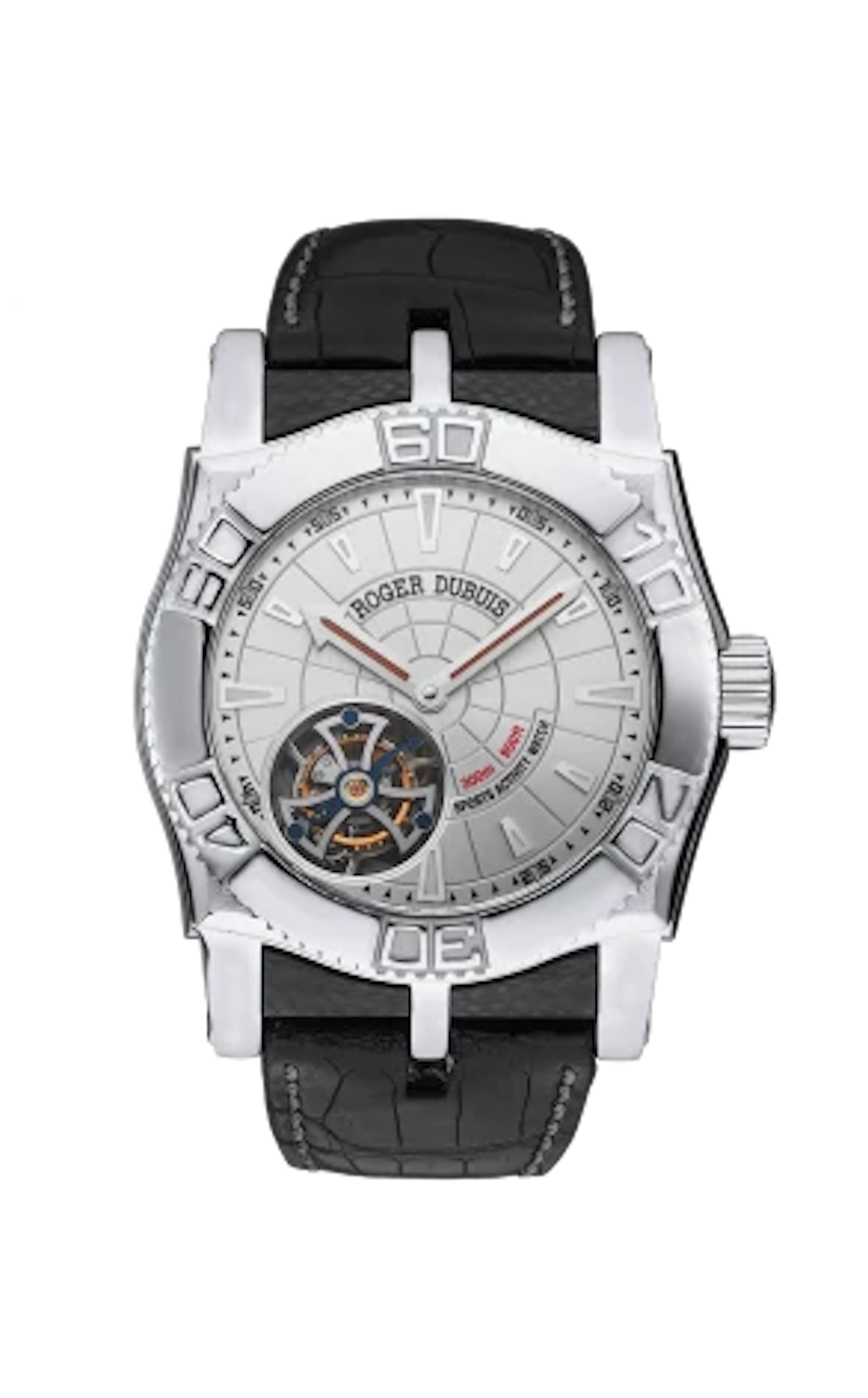 Roger Dubuis EasyDiver Tourbillon Stainless Steel & 18K White Gold Mens Watch
