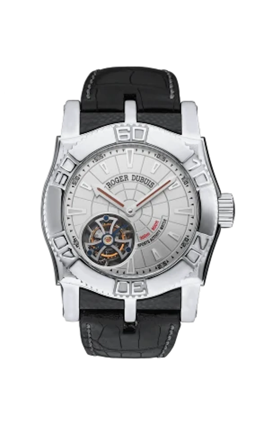 Roger Dubuis EasyDiver Tourbillon Stainless Steel & 18K White Gold Mens Watch