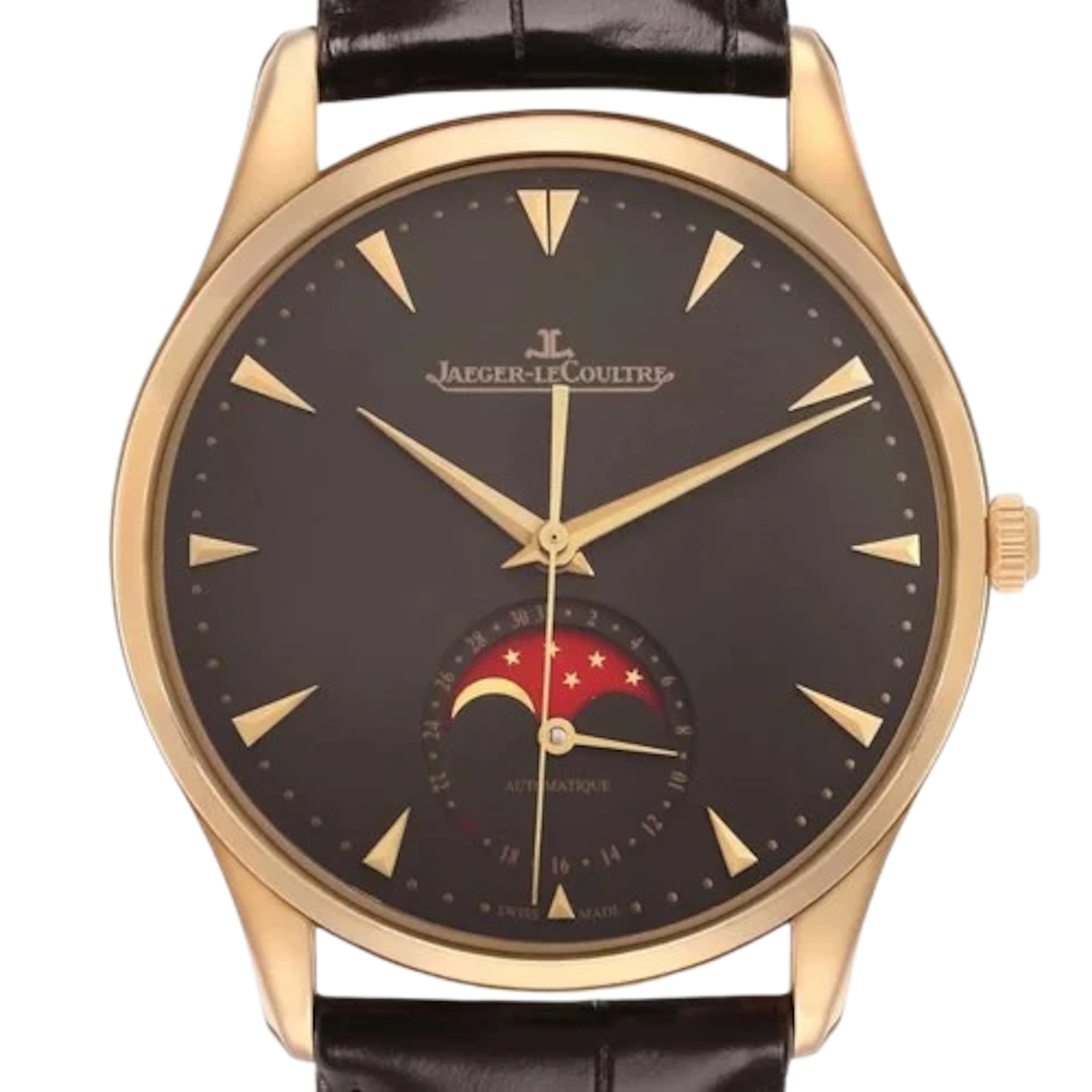 Jaeger-LeCoultre Master Ultra Thin Moon 18K Rose Gold Men’s Watch